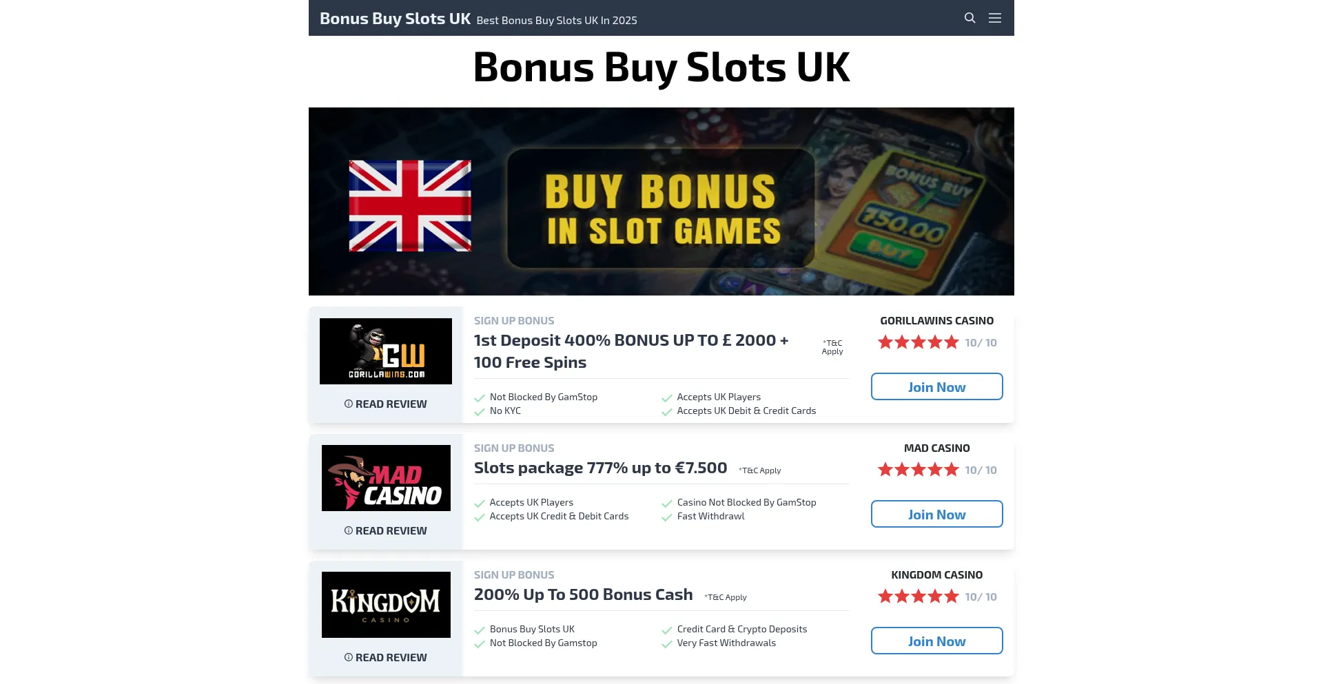 Bonusbuyslotsuk.com 安全可靠吗？