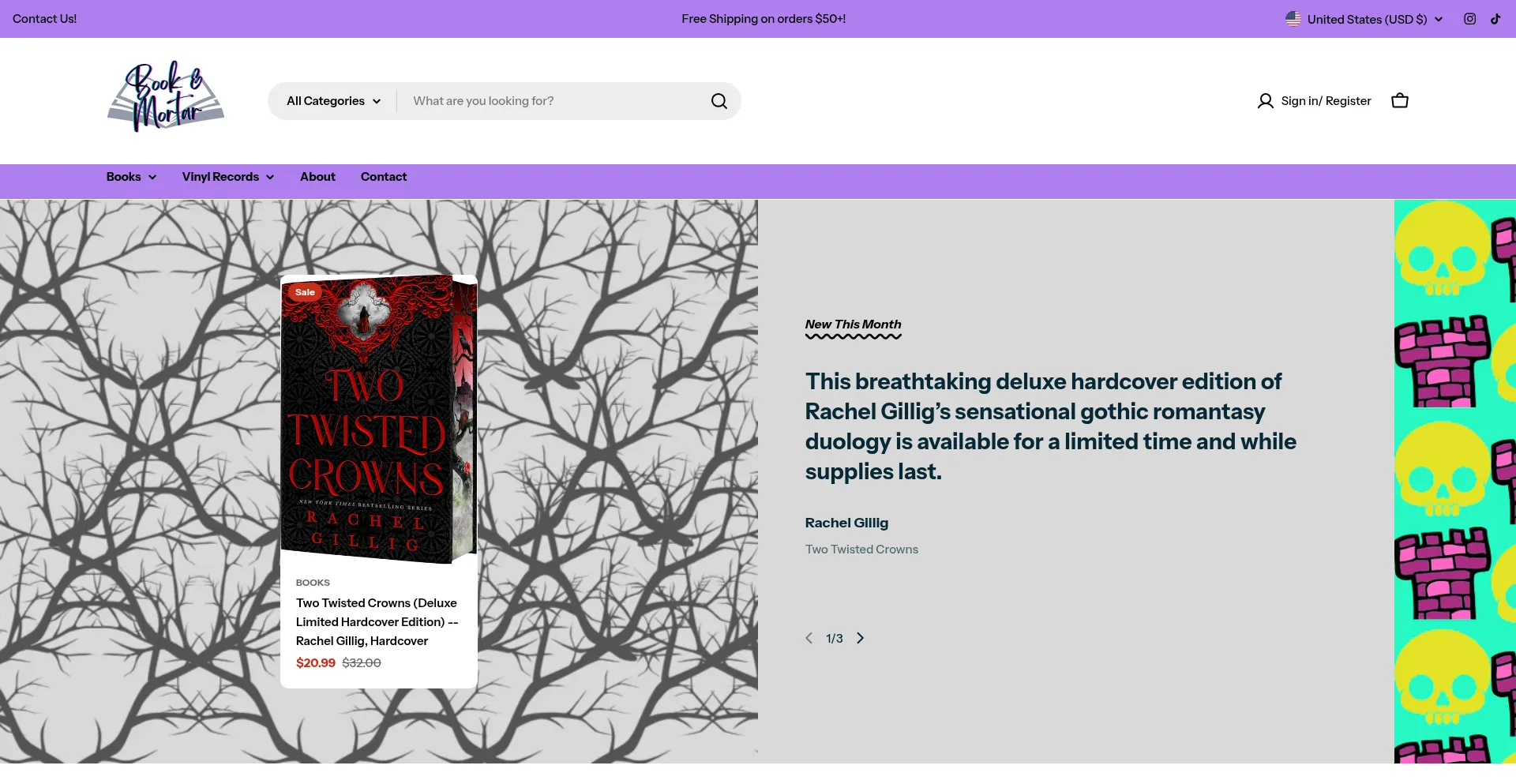 Bookandmortar.com Screenshot