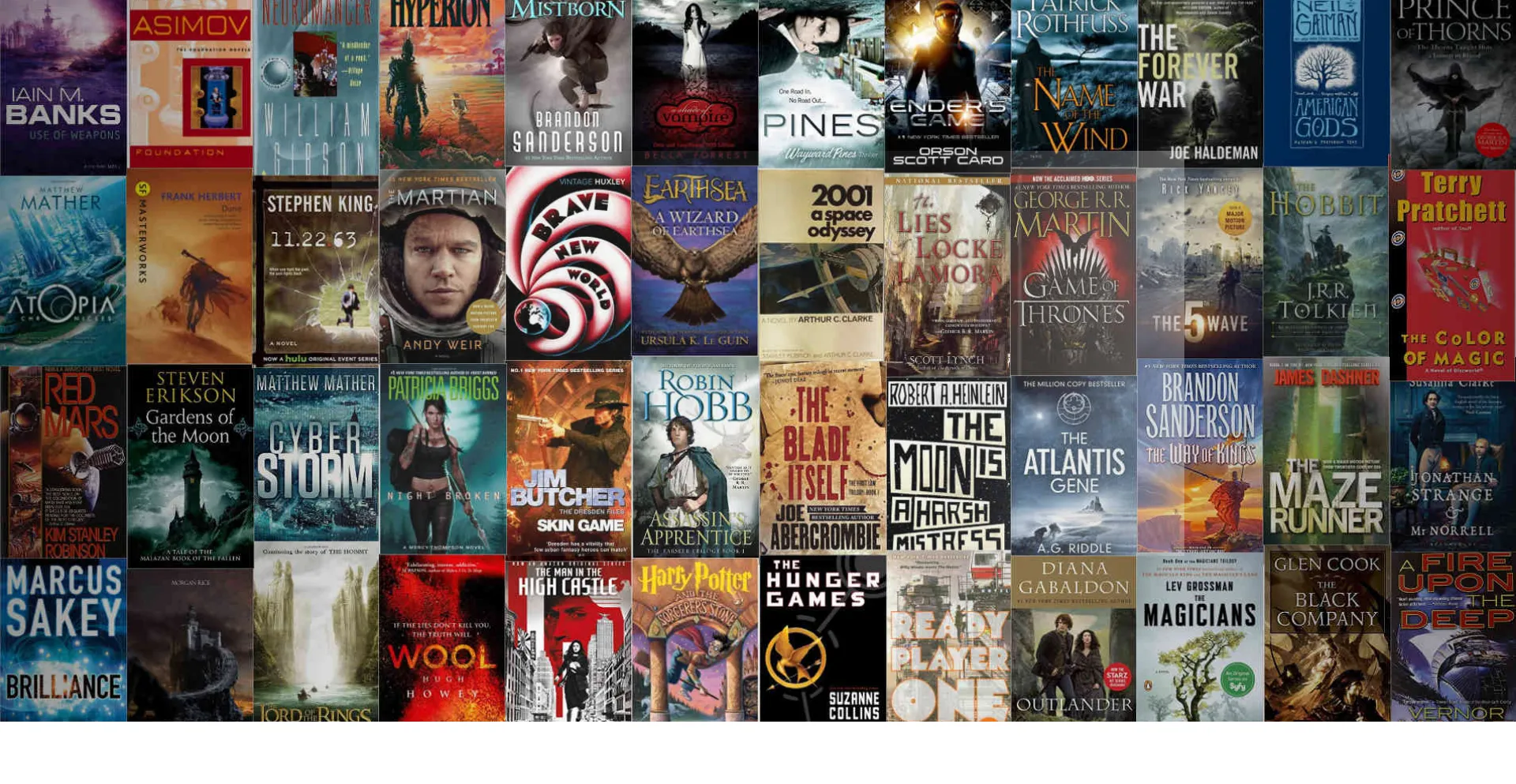 Website screenshot of Bookbarbarian.com