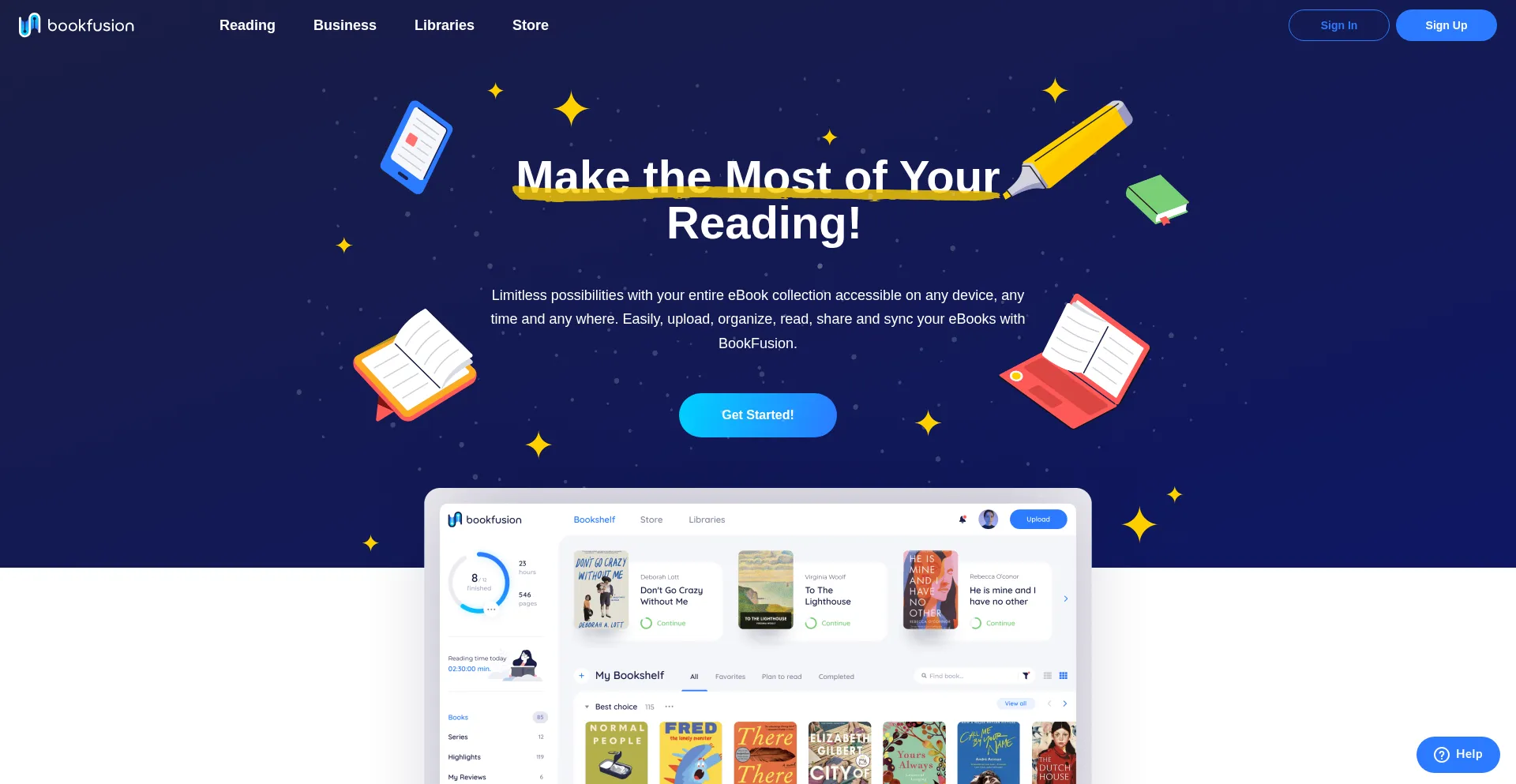 Bookfusion.com Screenshot