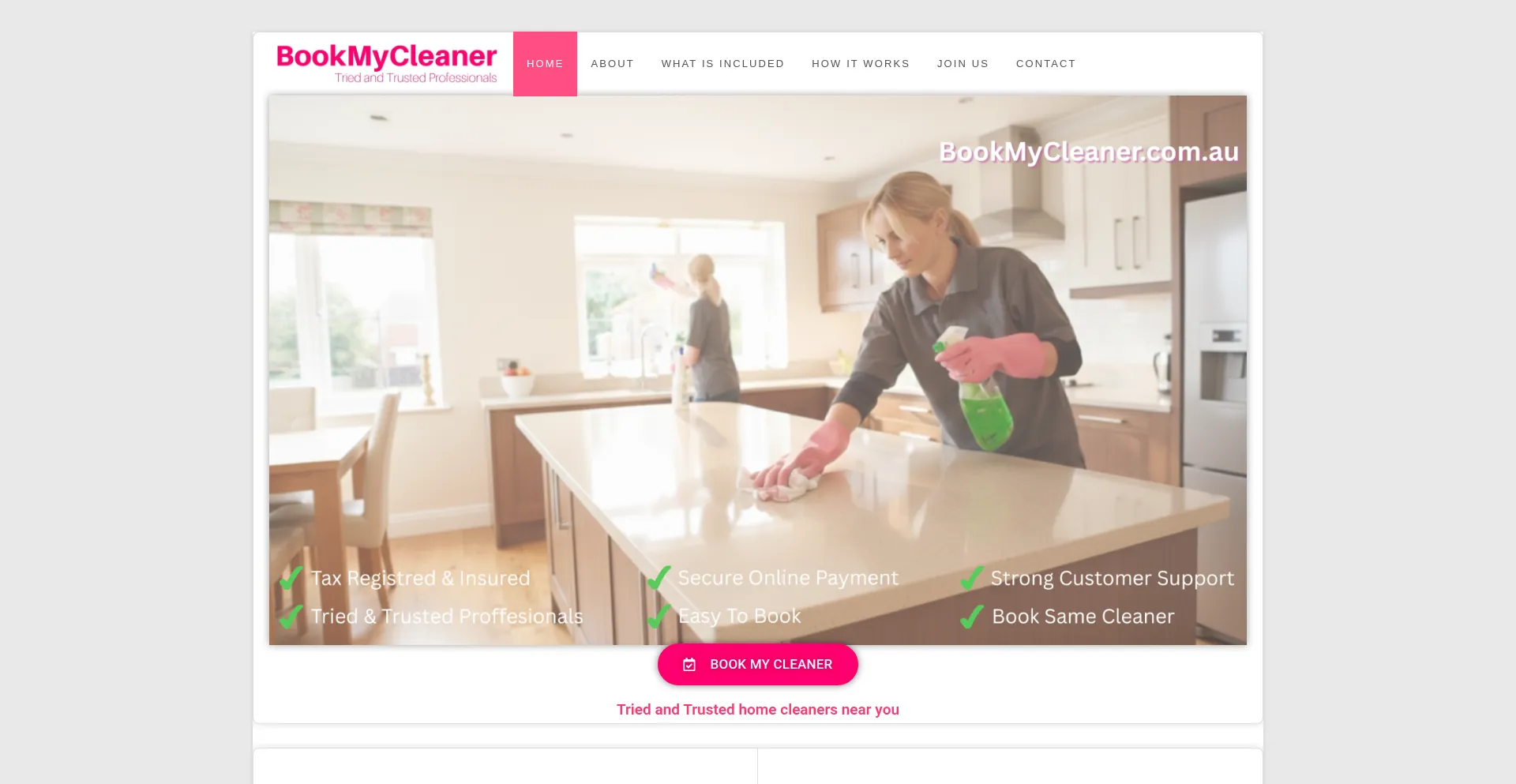 Bookmycleaner.com.au