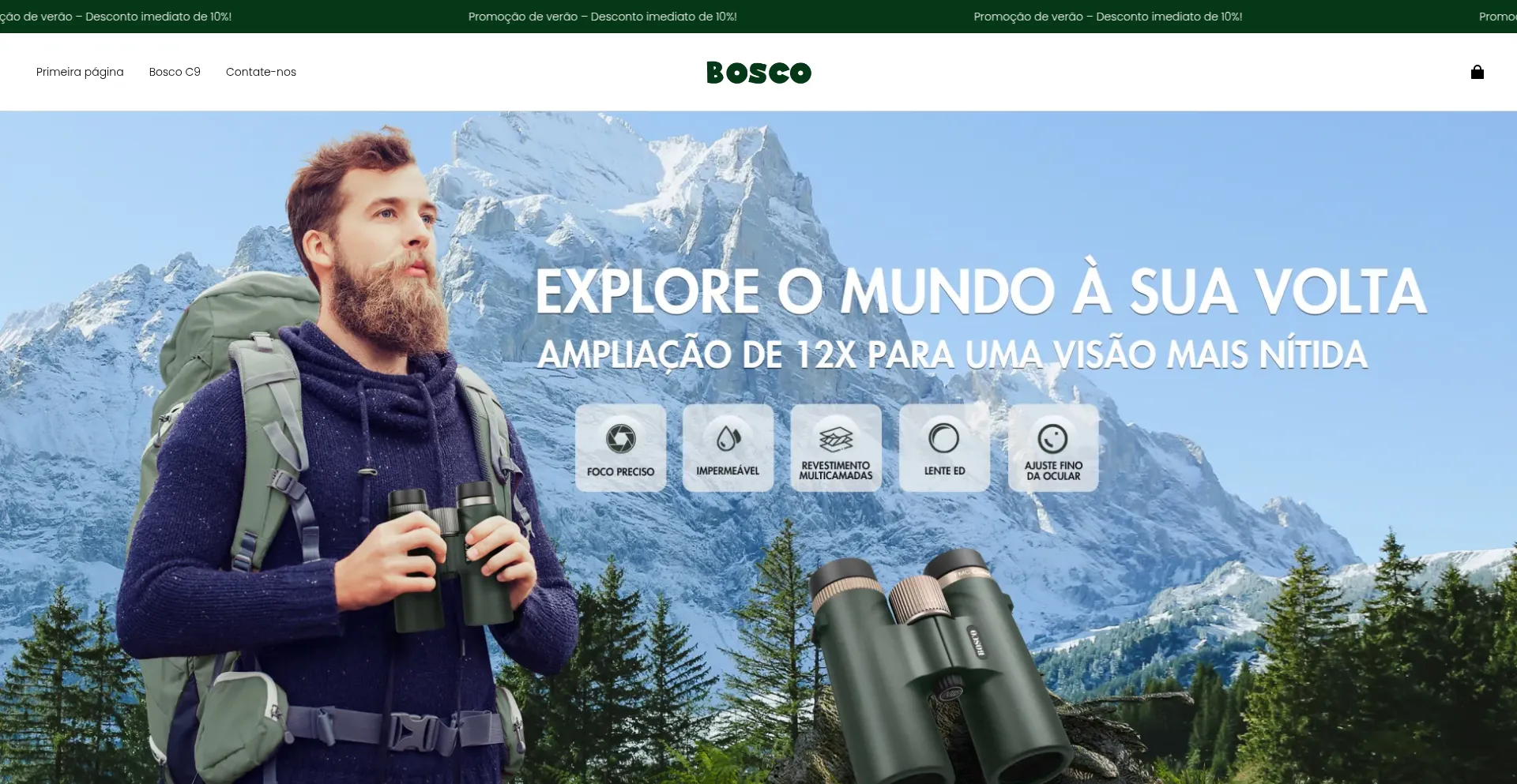 Website screenshot of Bosco-pt.com