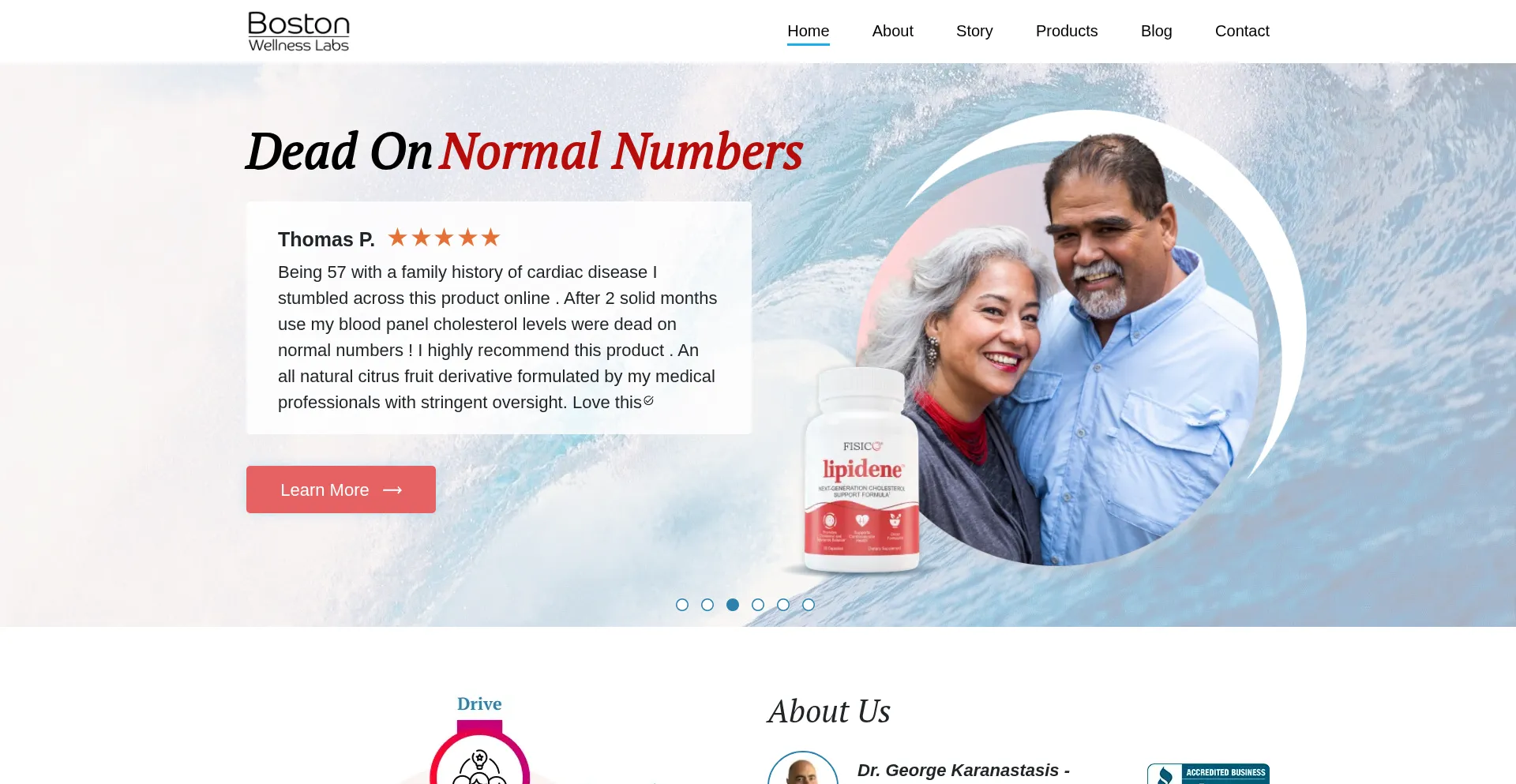 Bostonwellnesslabs.com Screenshot