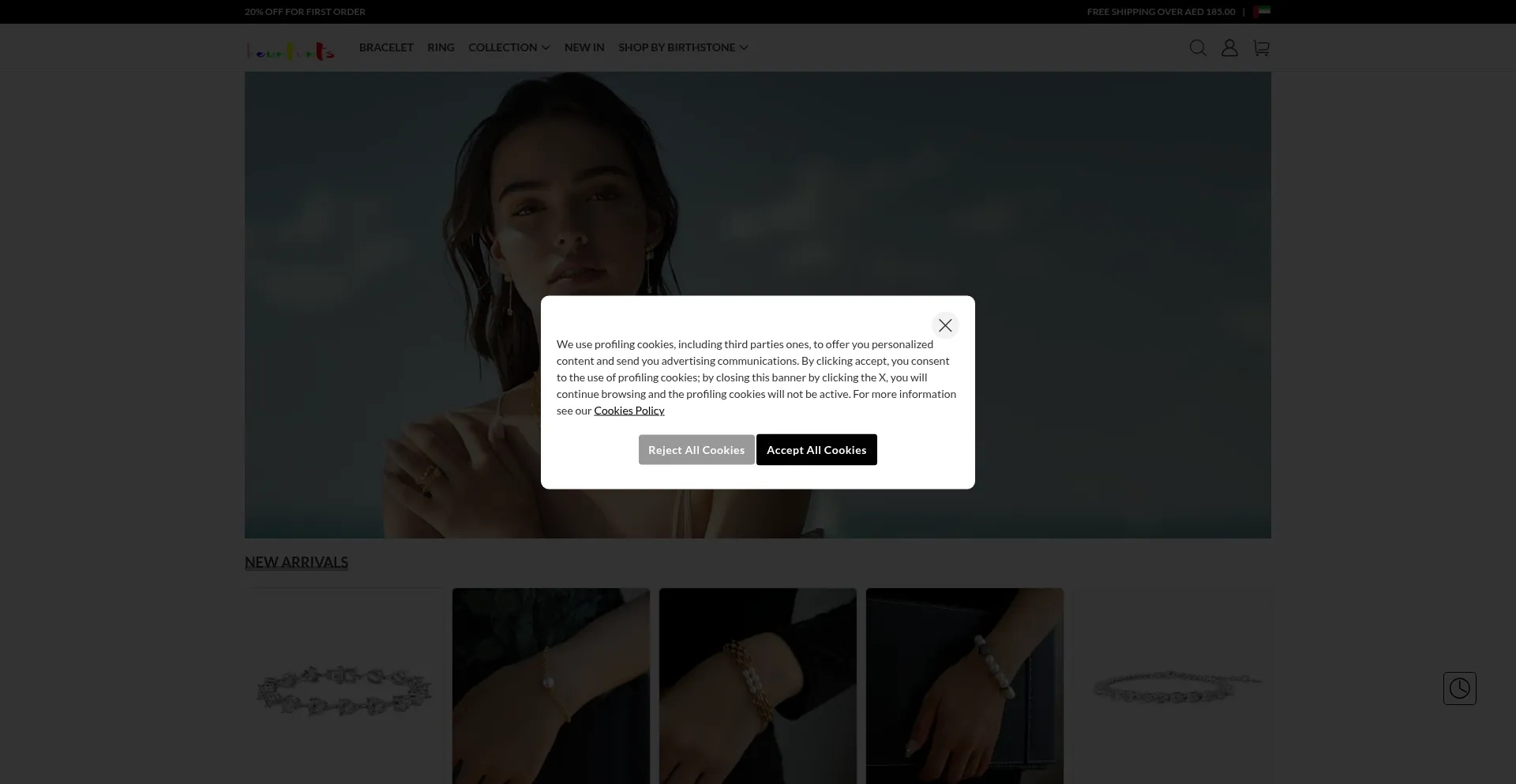 Website screenshot of Bountunts.shop