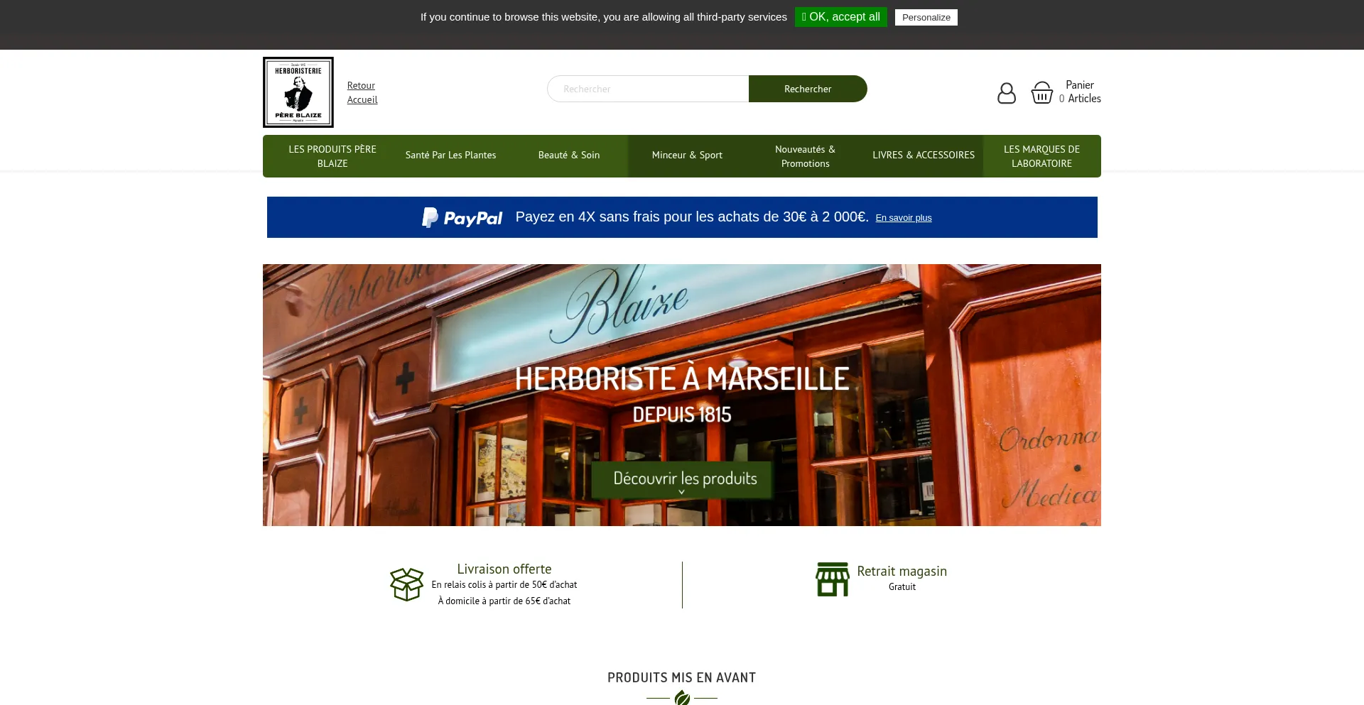 Boutique.pereblaize.fr 安全可靠吗？