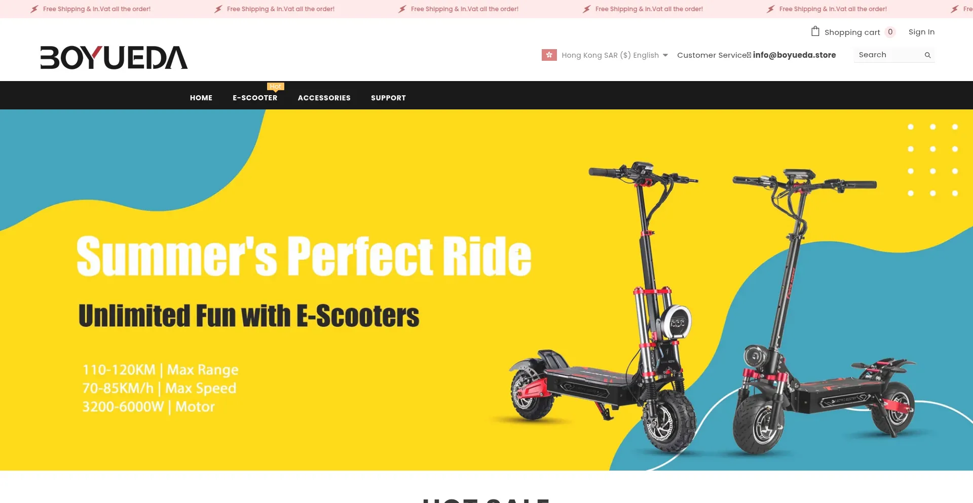Website screenshot of Boyueda.com