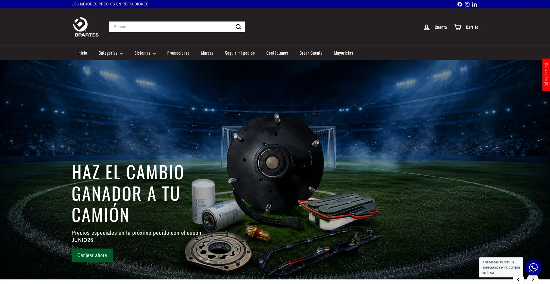 Bpartes.com.mx