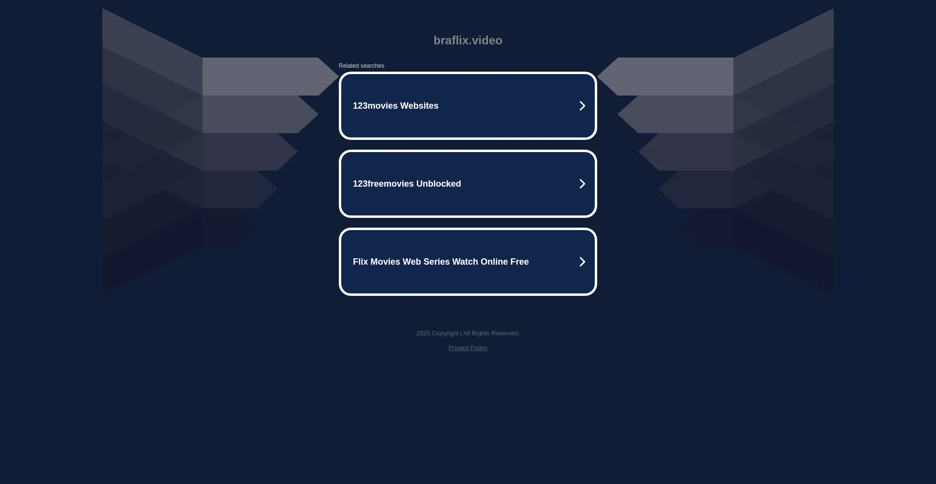 Website screenshot of Braflix.video
