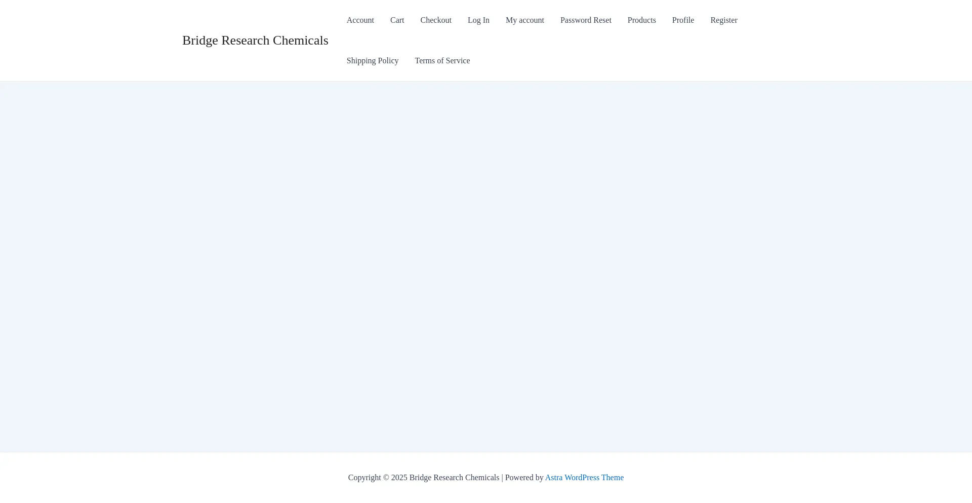 Website screenshot of Brchems.com