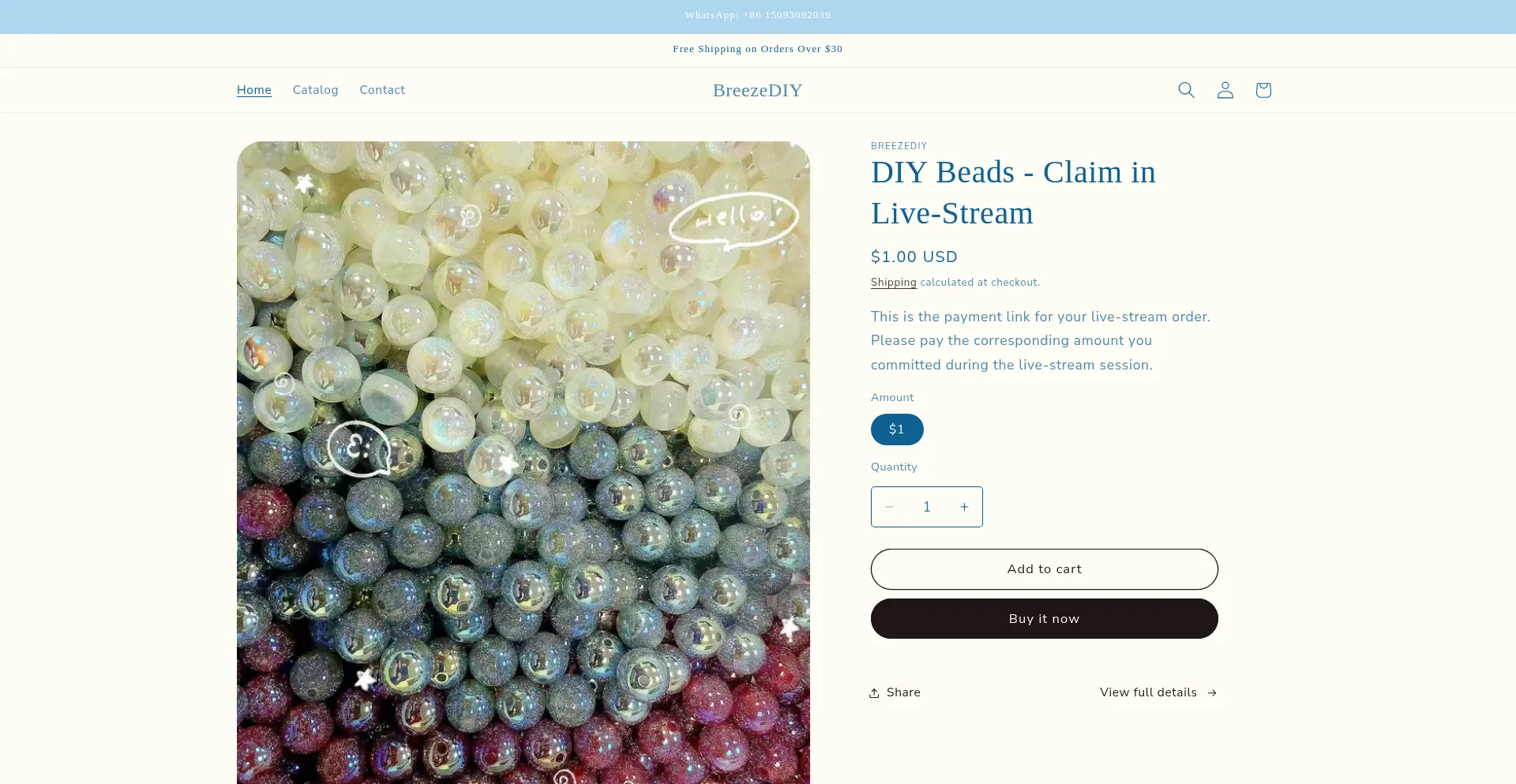 Breezediyshop.com Screenshot