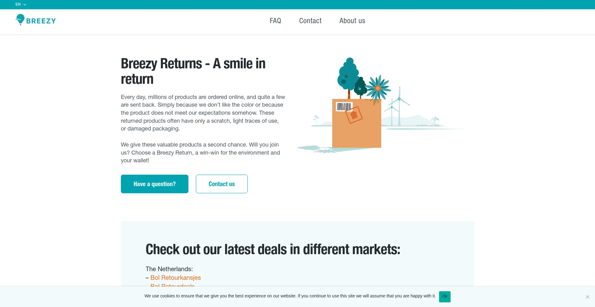 Breezyreturns.com Screenshot