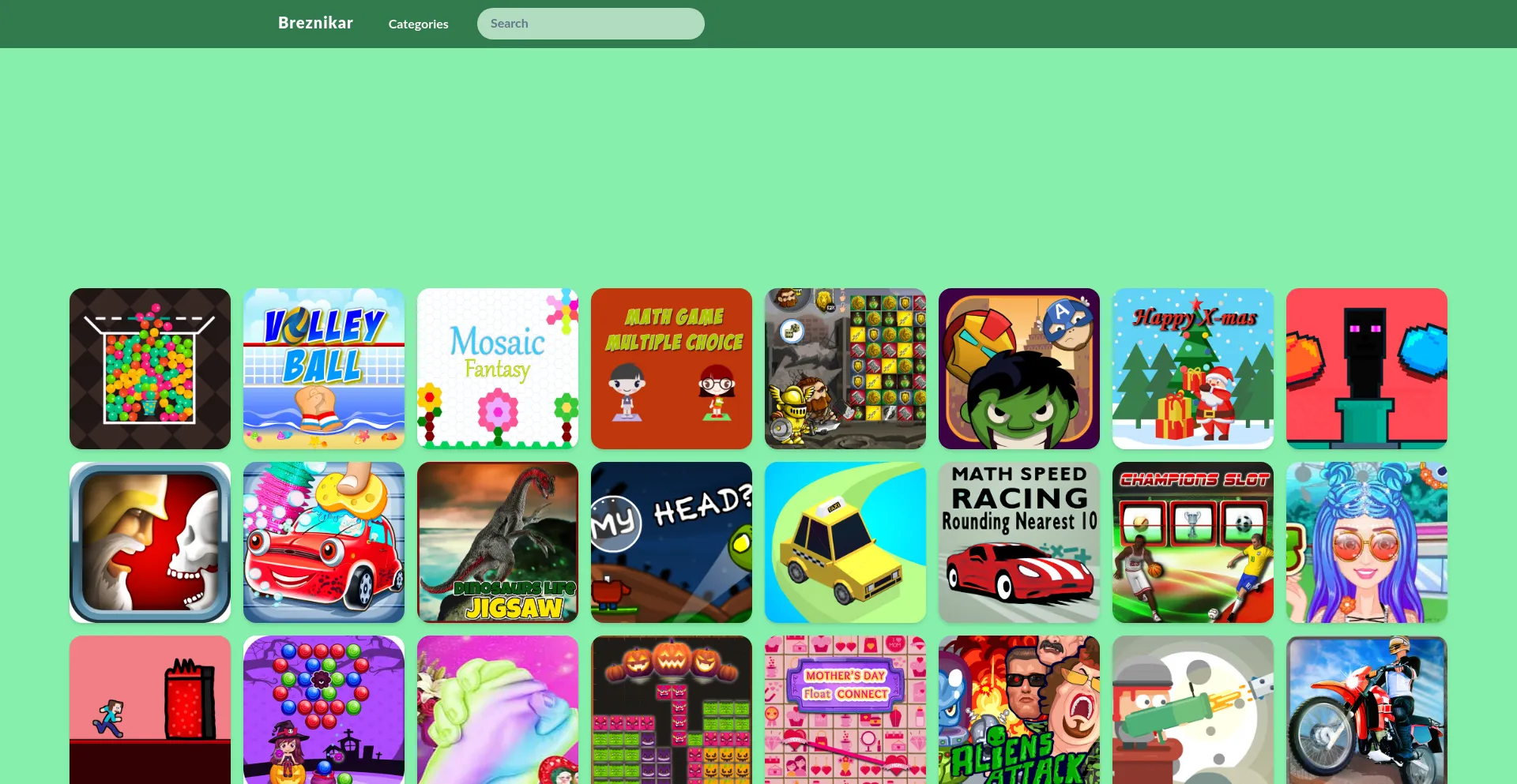 Website screenshot of Breznikar.com