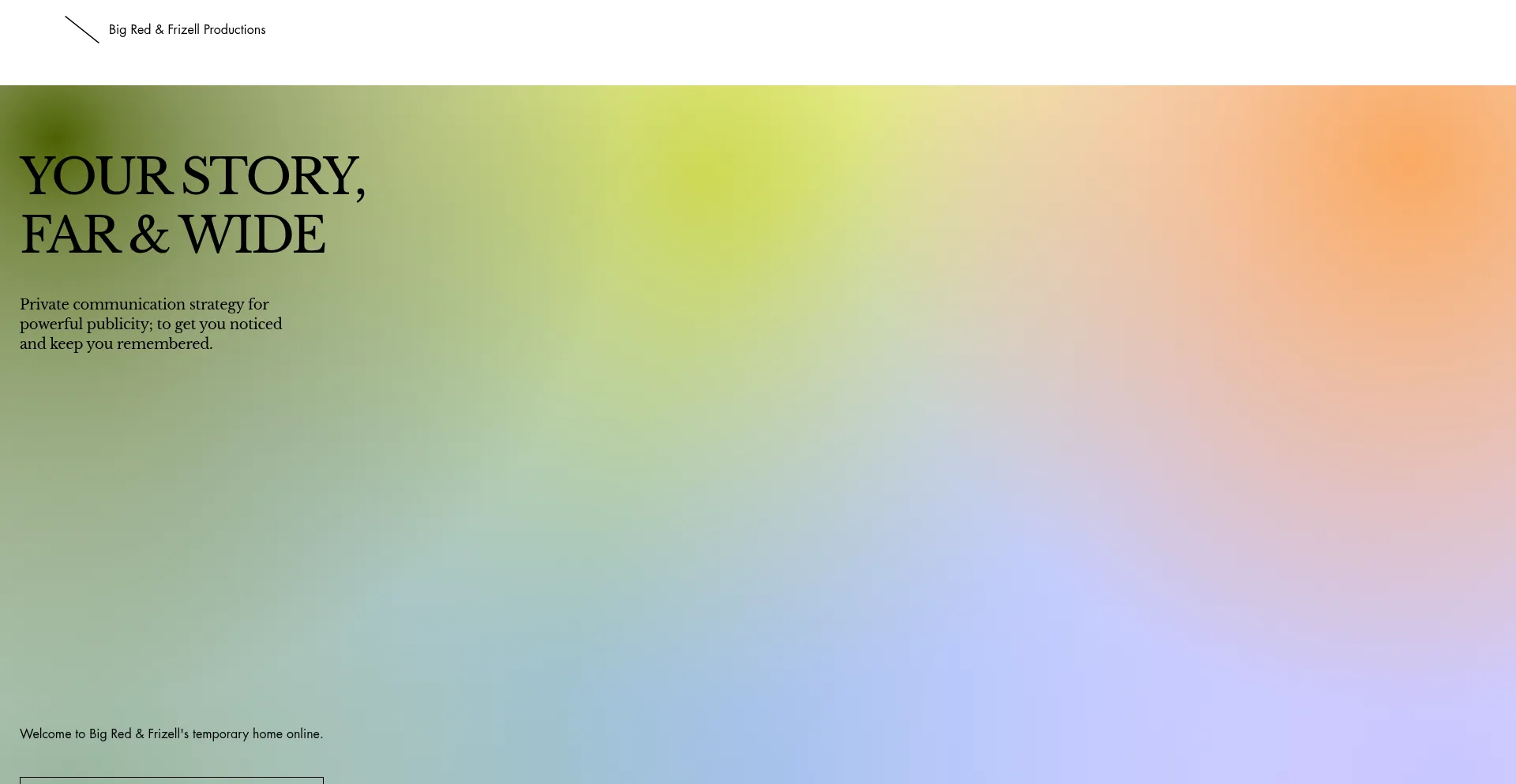 Website screenshot of Brfpr.com
