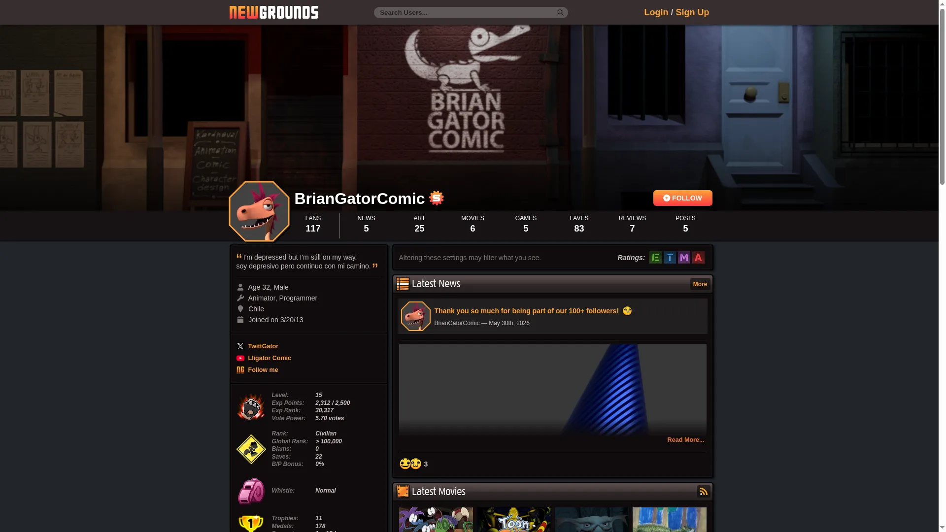 Briangatorcomic.newgrounds.com