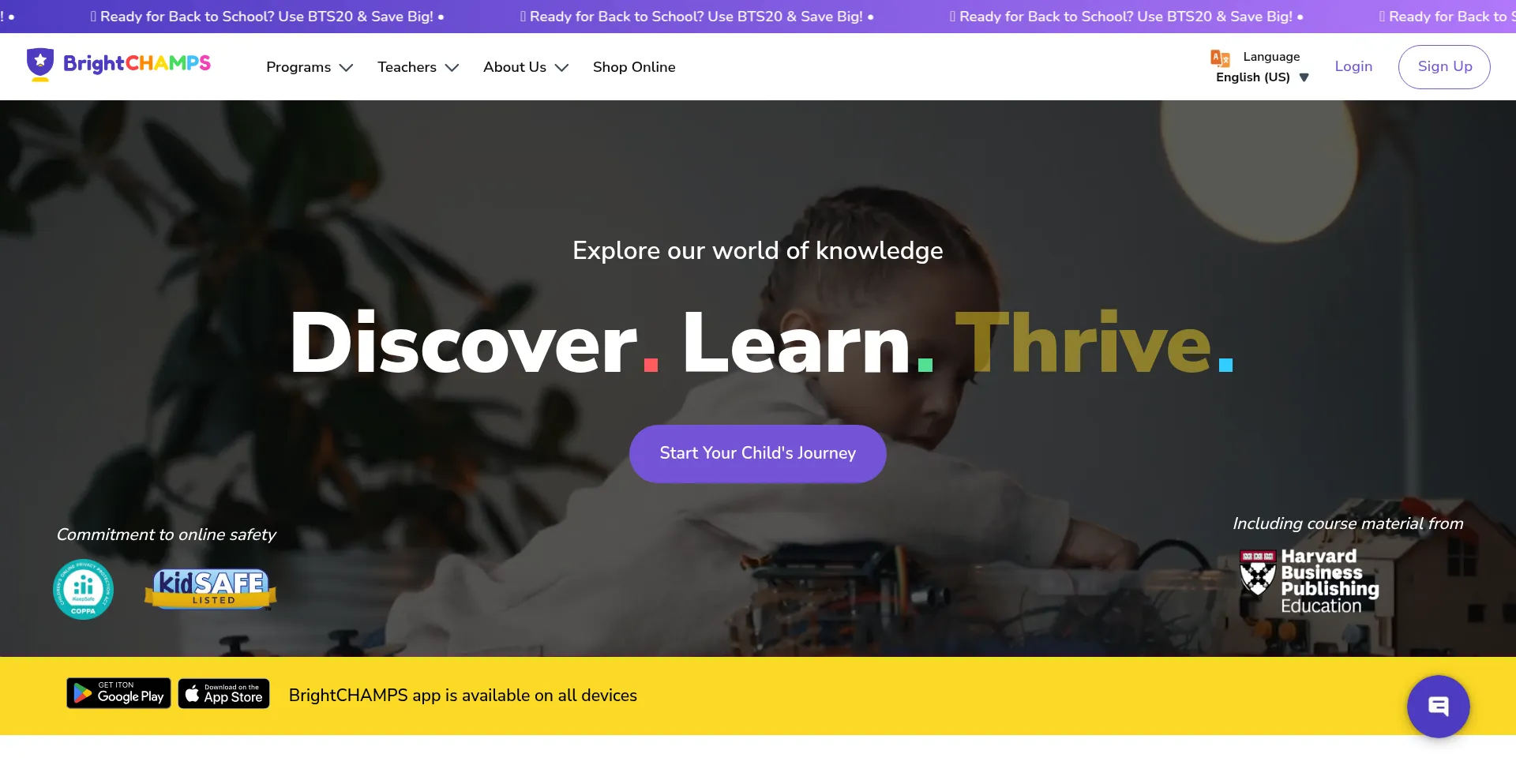 Brightchamps.com Screenshot