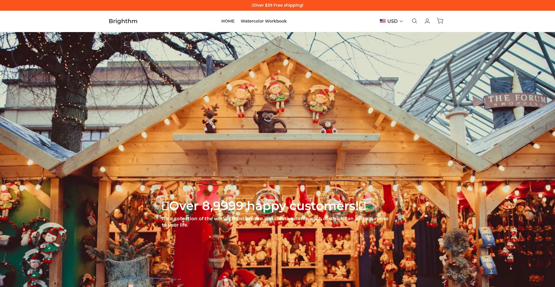 Website screenshot of Brighthm.com