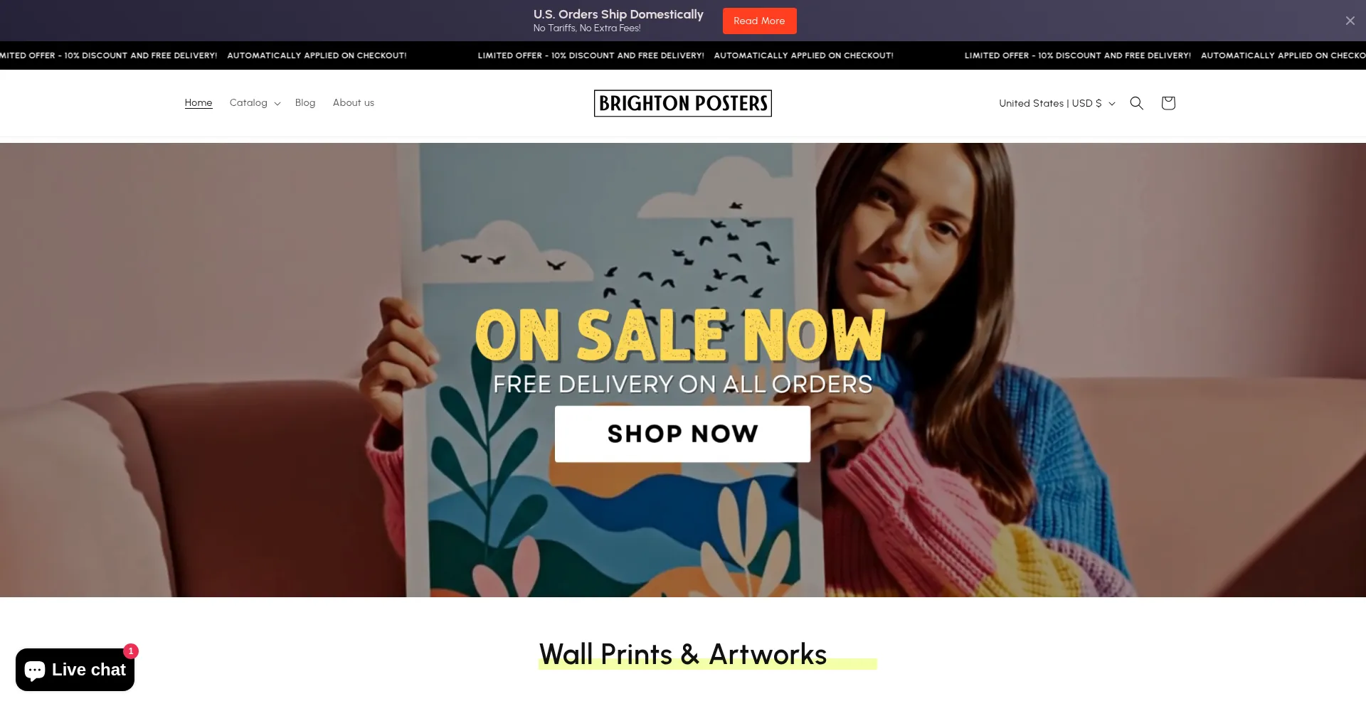 Brightonposters.com 安全可靠吗？