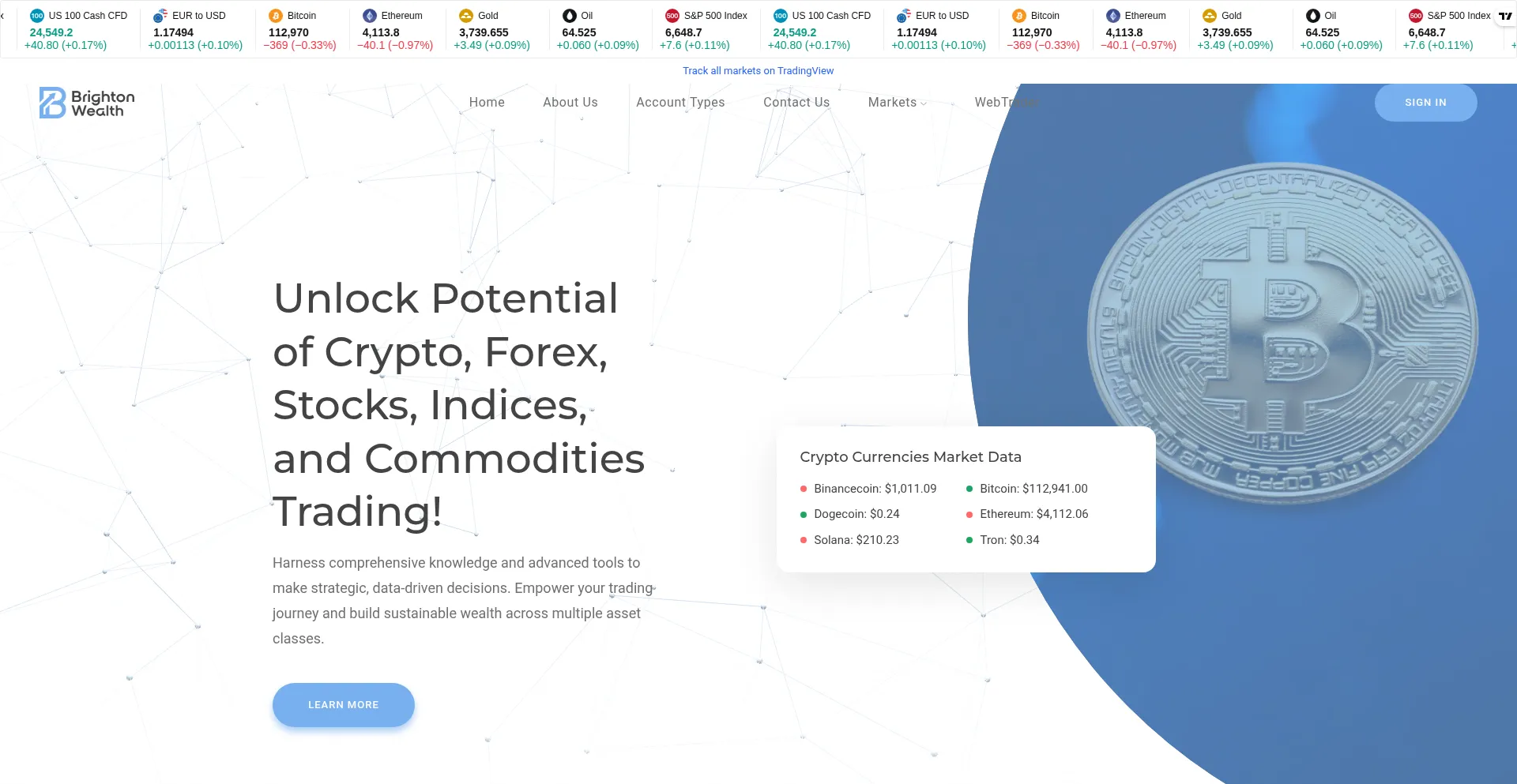 Brightonwealth.io Screenshot