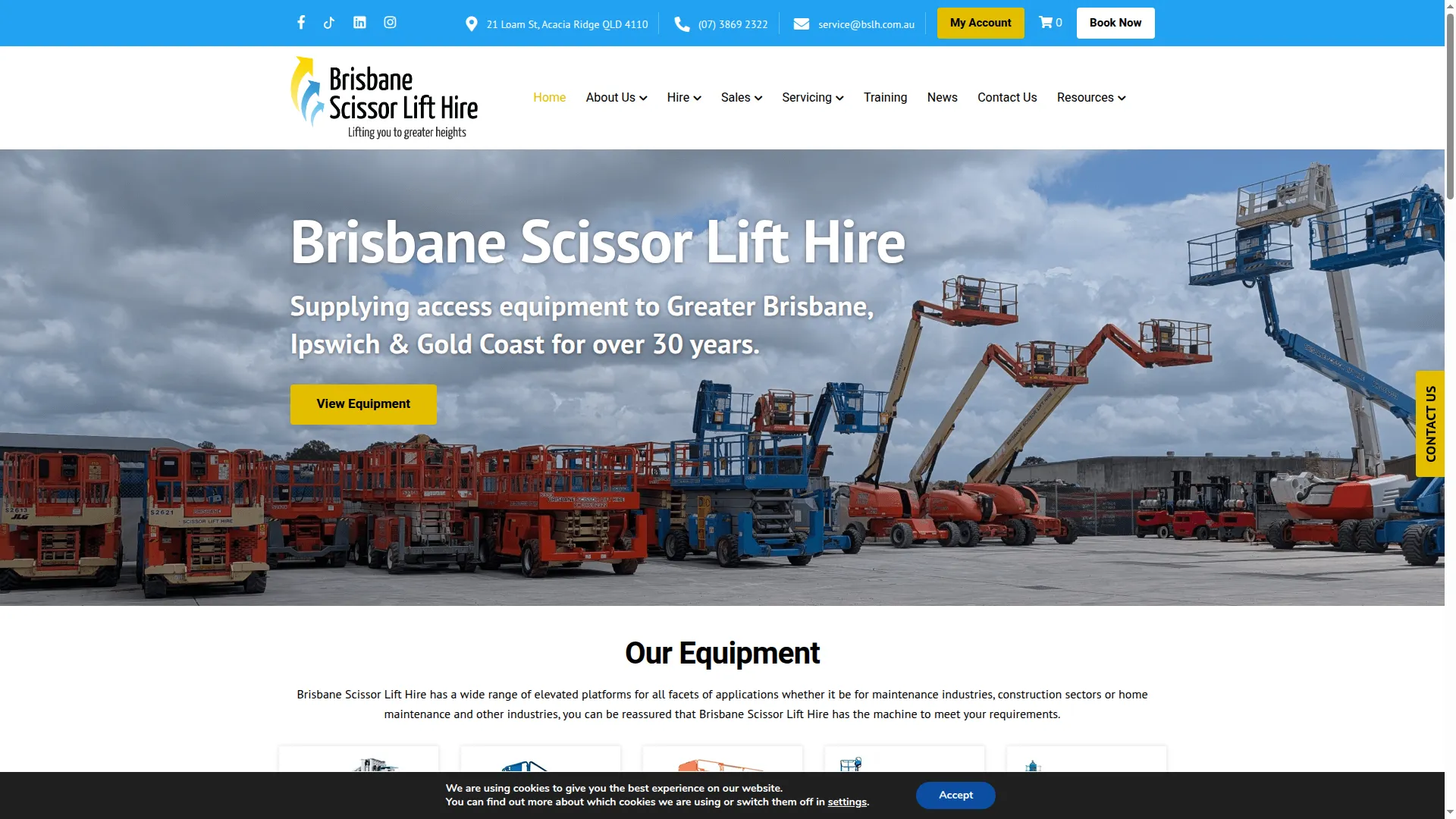 Brisbanescissorlifthire.com.au