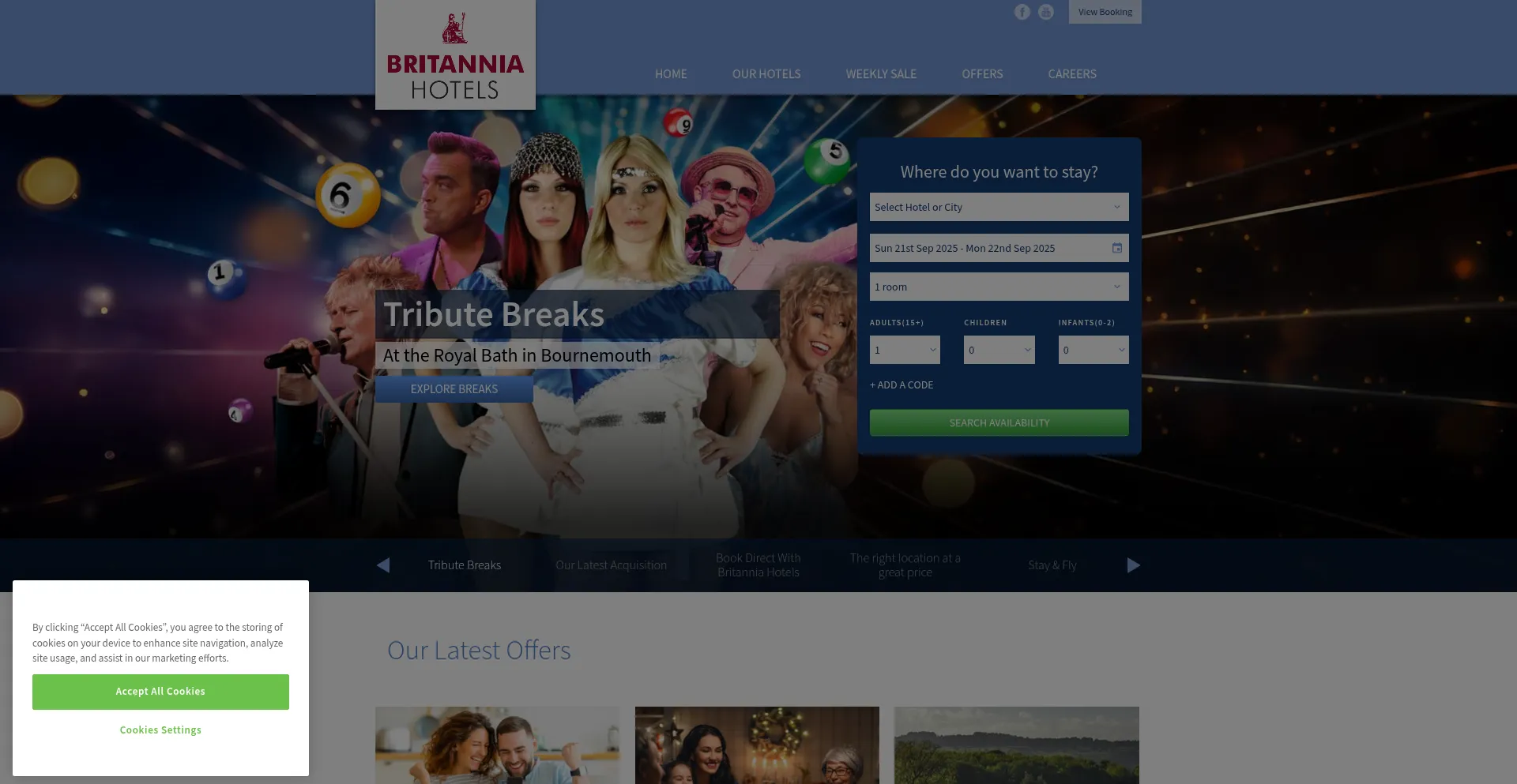 Britanniahotels.com Screenshot