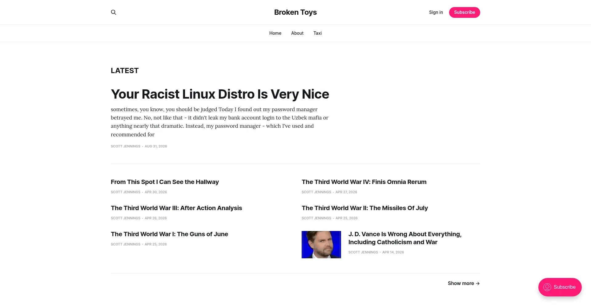 Brokentoys.org