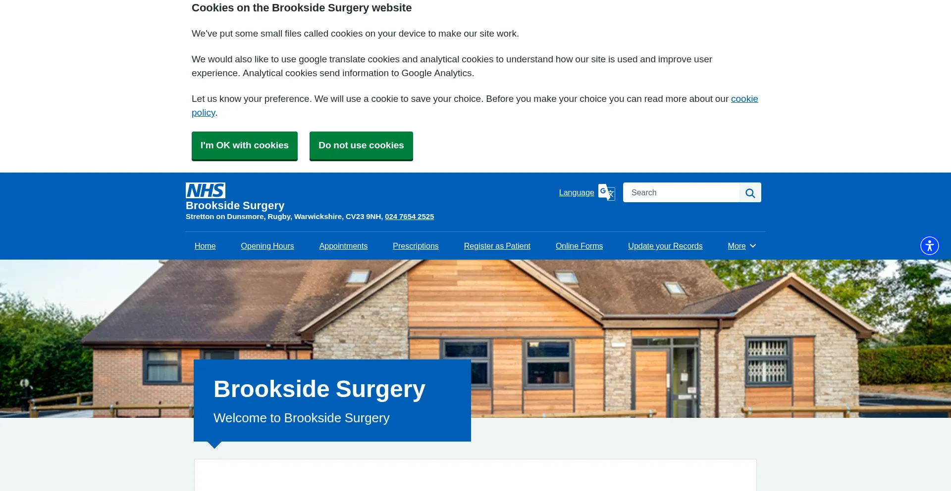 Brooksidesurgery.co.uk
