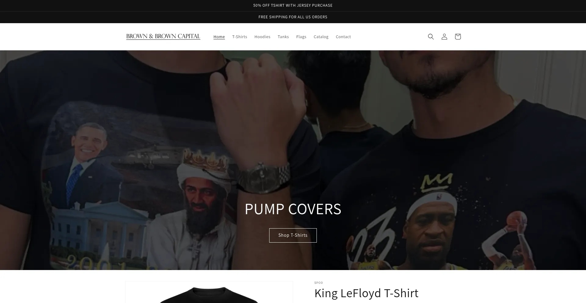 Website screenshot of Brownandbrowncapital.com