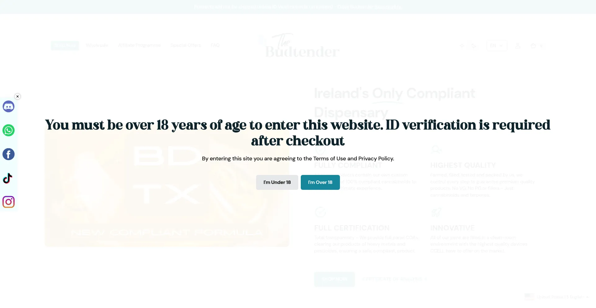 Budtender.ie 安全可靠吗？