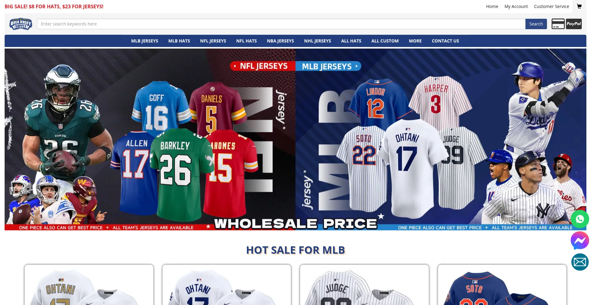 Website screenshot of Bulkjerseysupply.com.co
