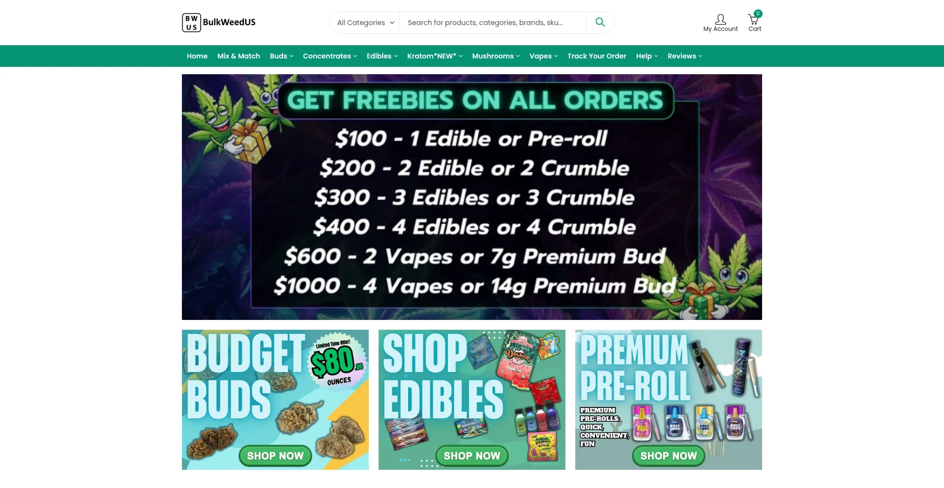 Bulkweedus.cc Screenshot