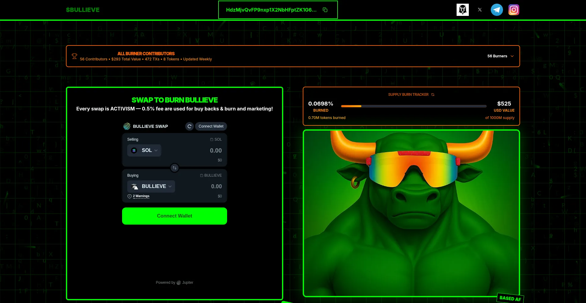 Bullieve.com Screenshot
