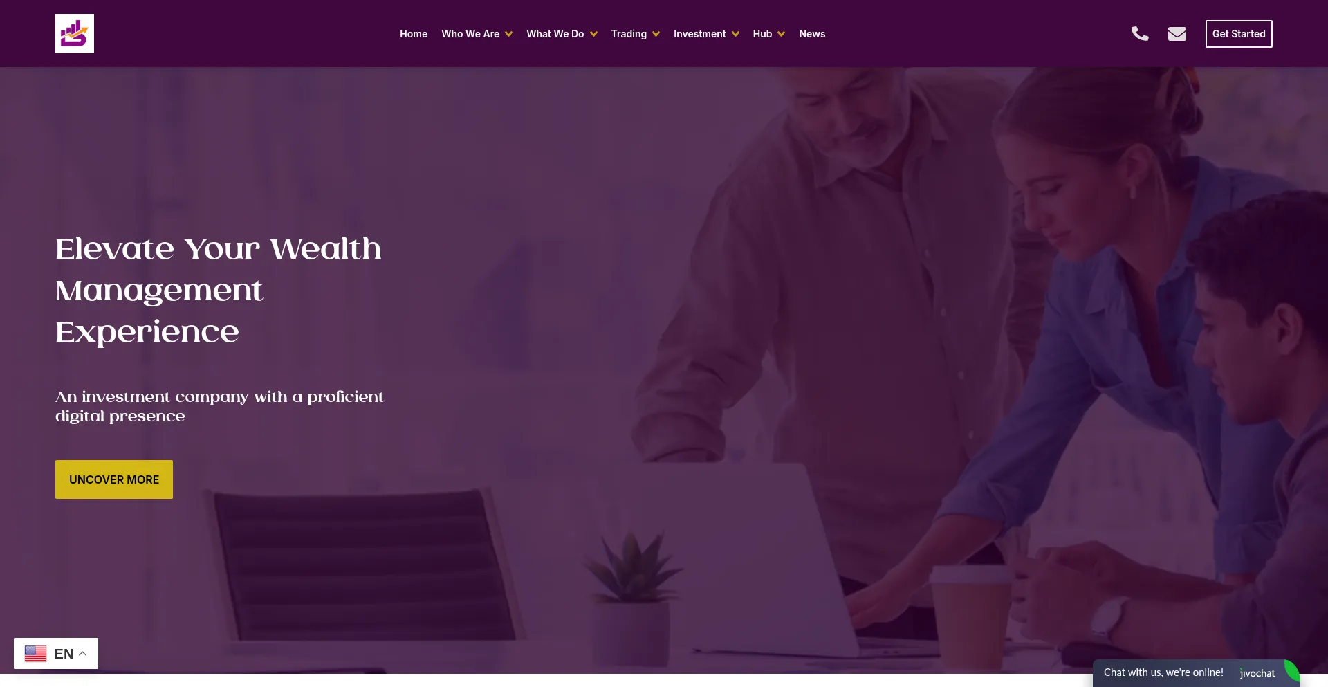 Website screenshot of Bulloakltd.com