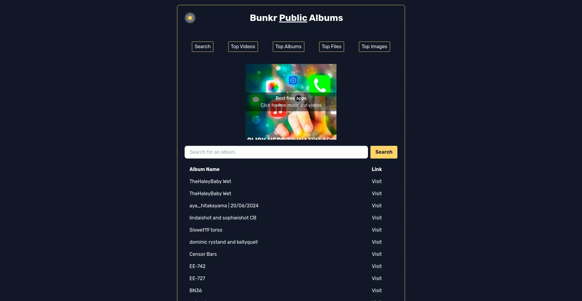 Bunkralbums.io 成人内容 评论 Bunkr Albums 扫描报告