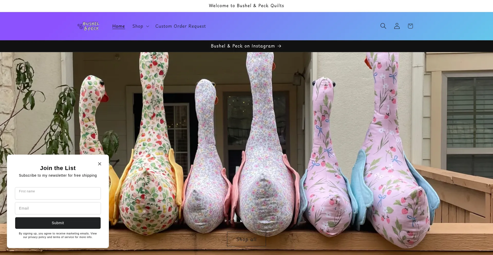 Bushelpeckquilts.com