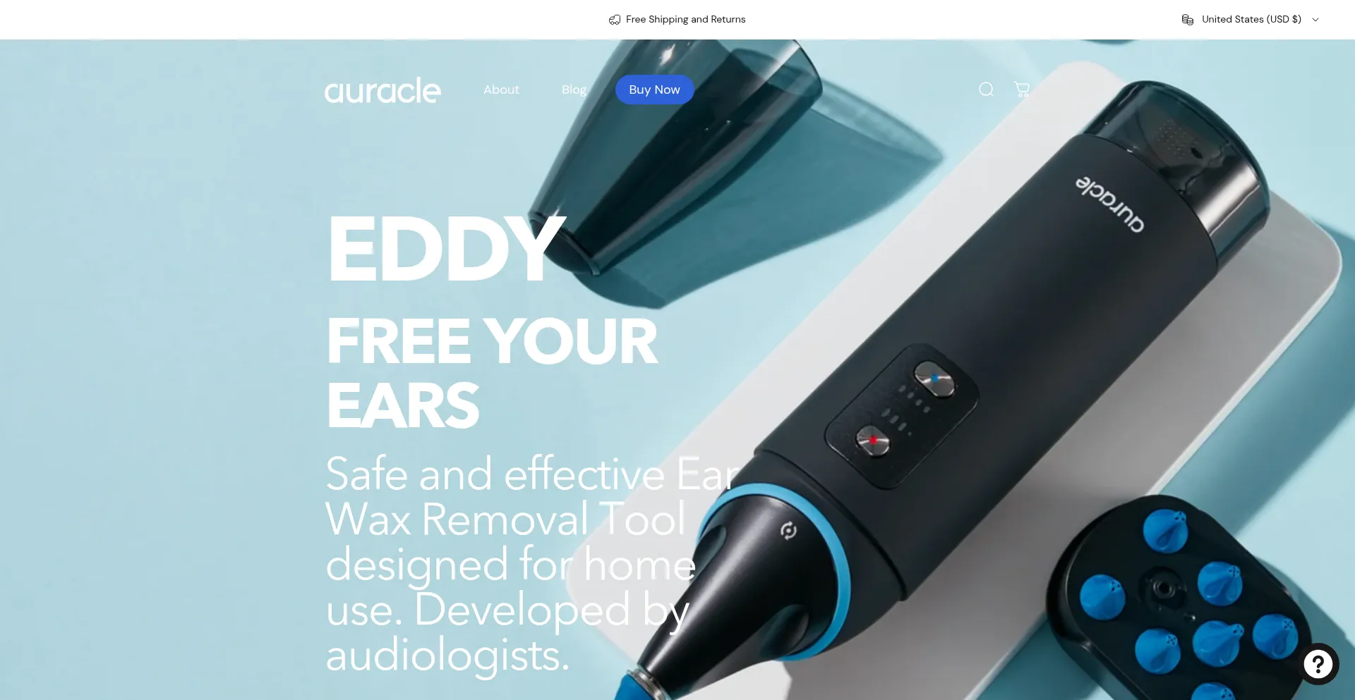 Website screenshot of Buyauracle.com