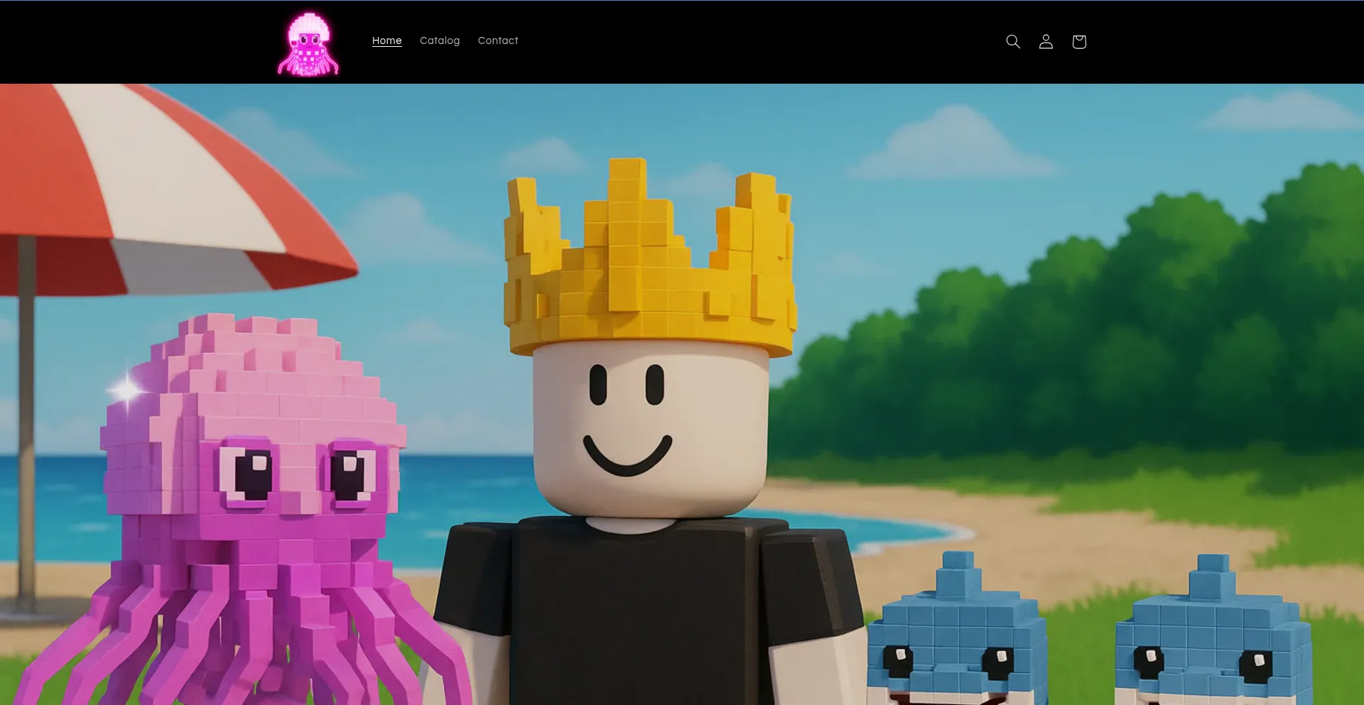 Website screenshot of Buybrainrots.com