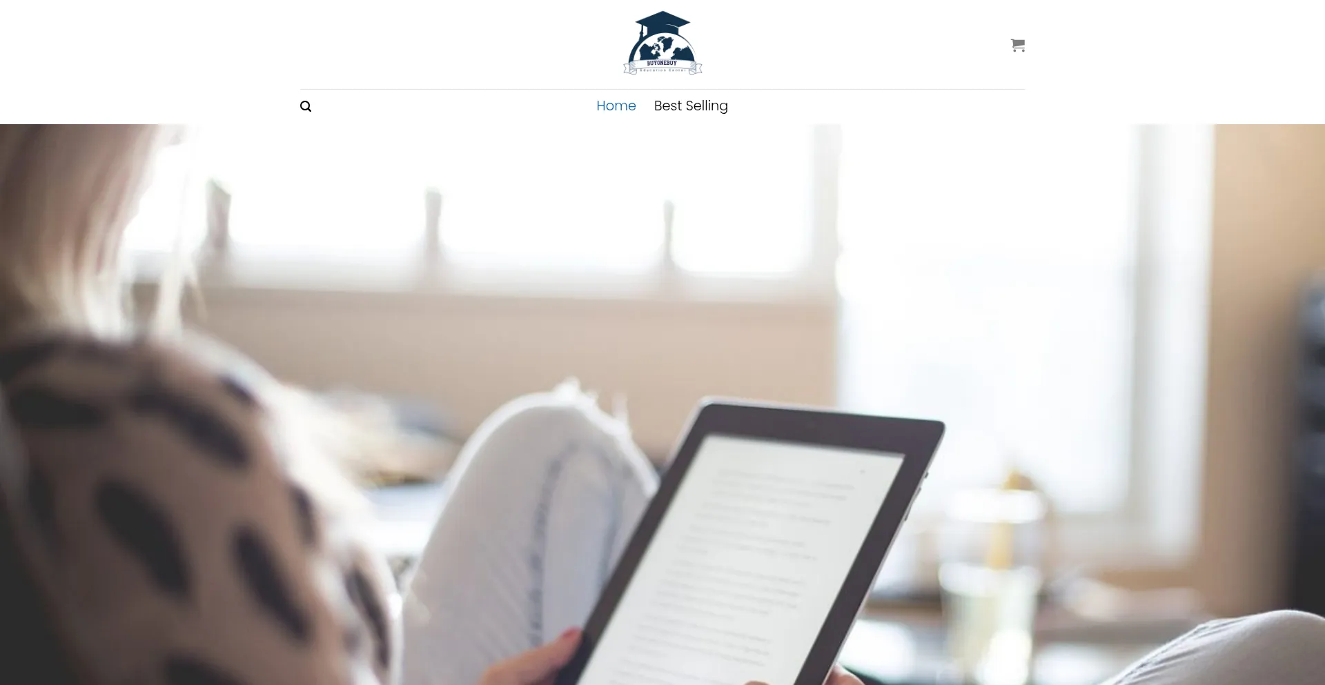 Website screenshot of Buyonebuy.com