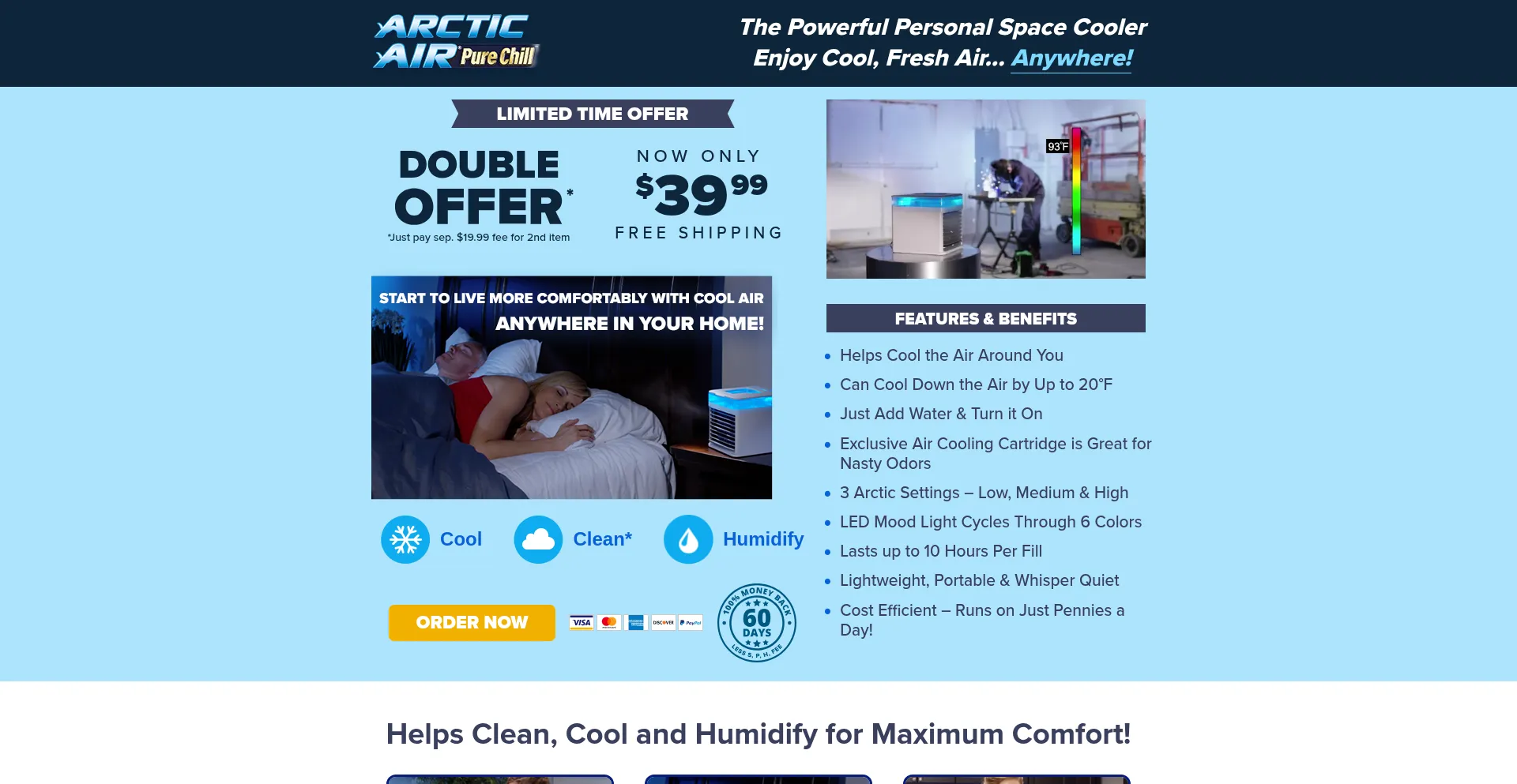 Website screenshot of Buypurechill.com