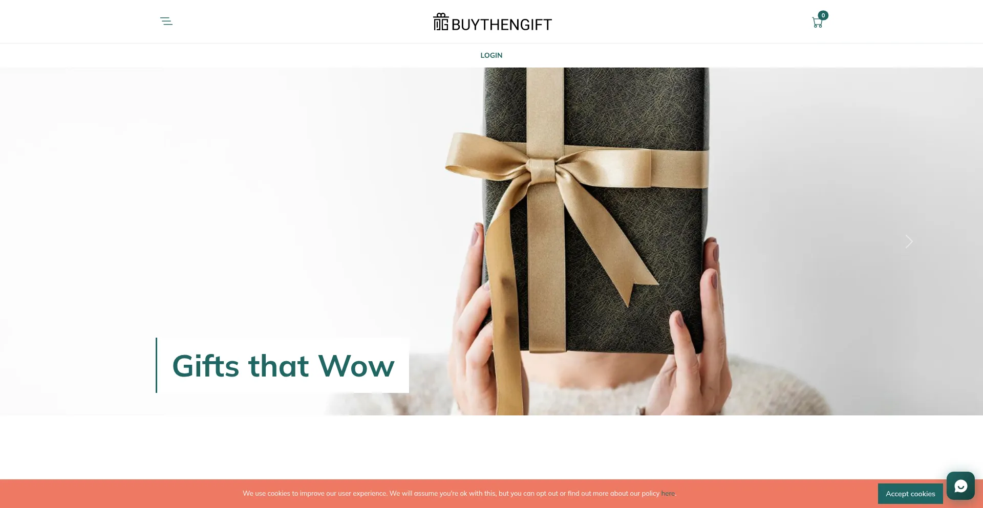 Buythengift.com Screenshot