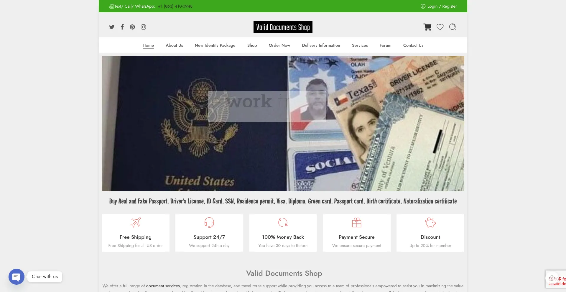 Buyvaliddocuments.com 安全可靠吗？