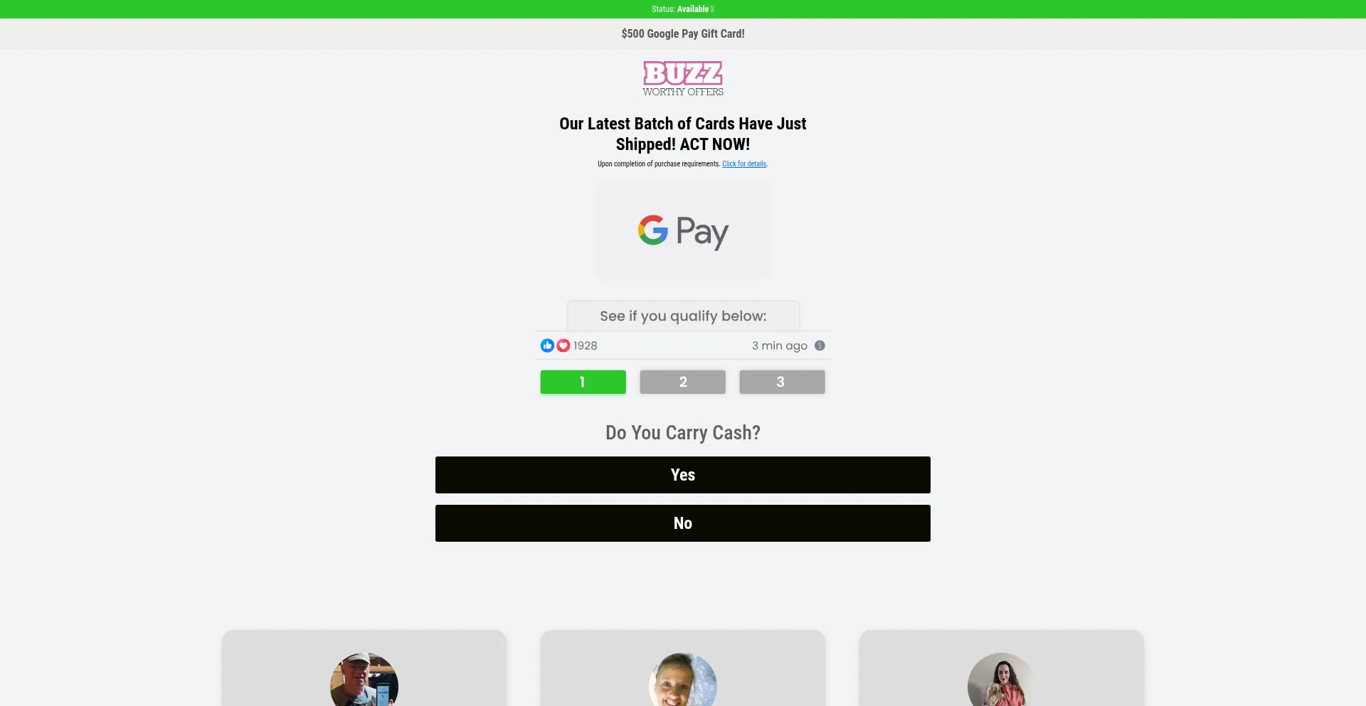 Buzzworthyoffers.co Screenshot