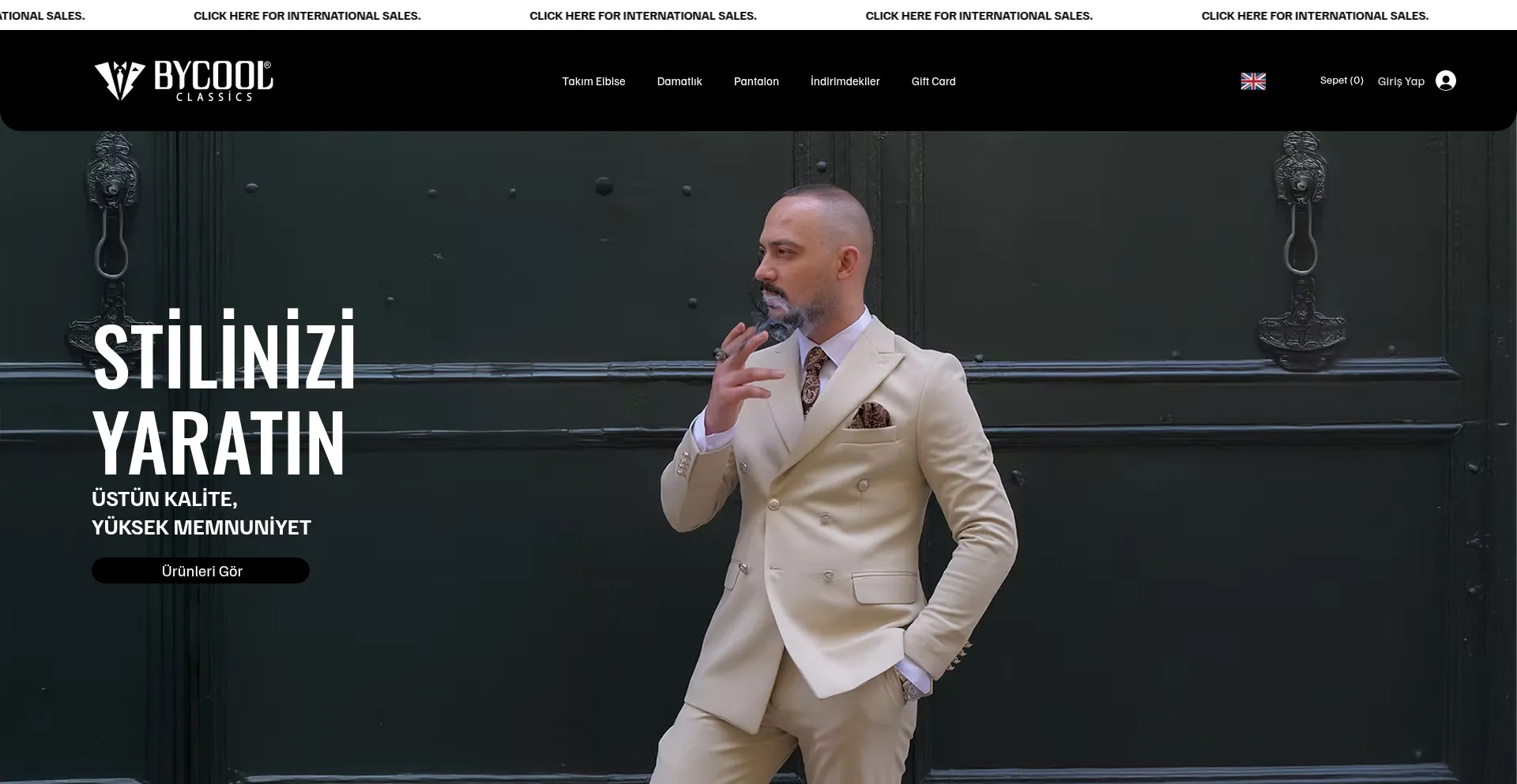 Website screenshot of Bycoolclassics.com