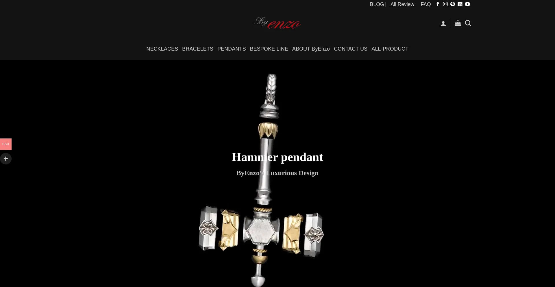 Byenzojewelry.com Screenshot