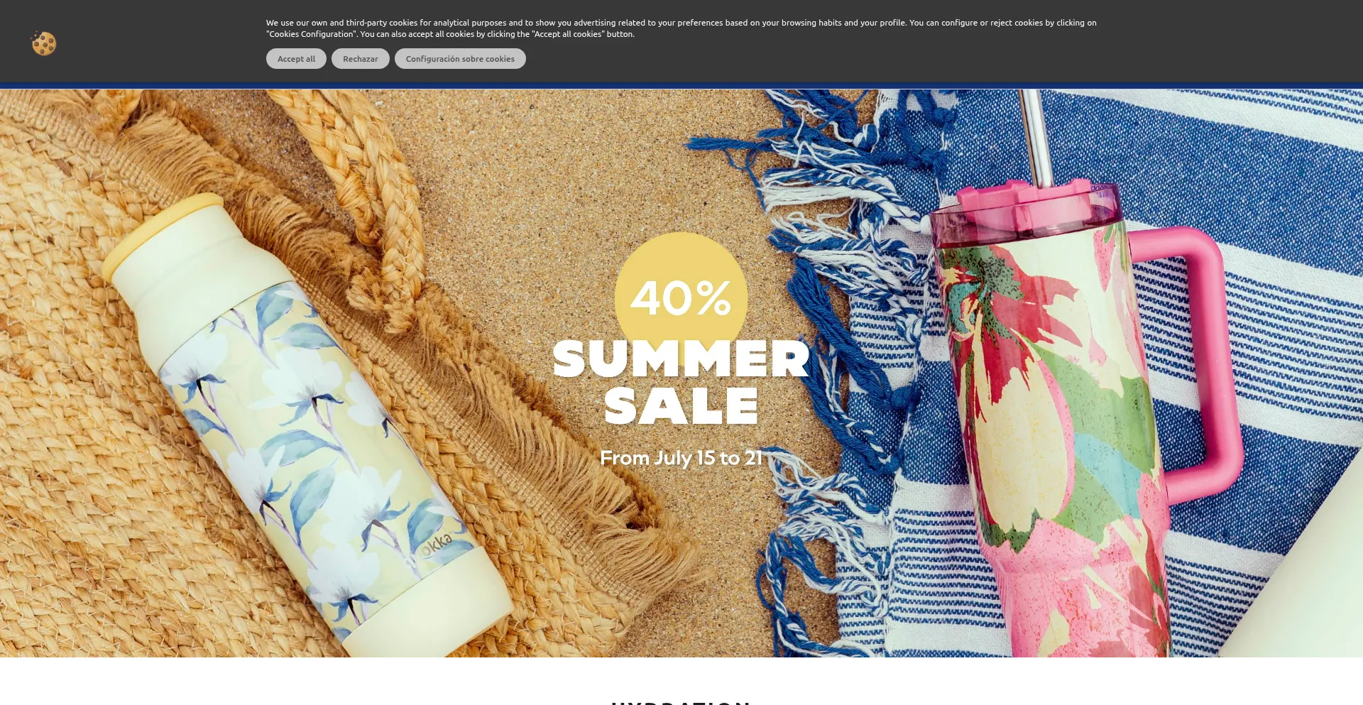 Website screenshot of Byquokka.com