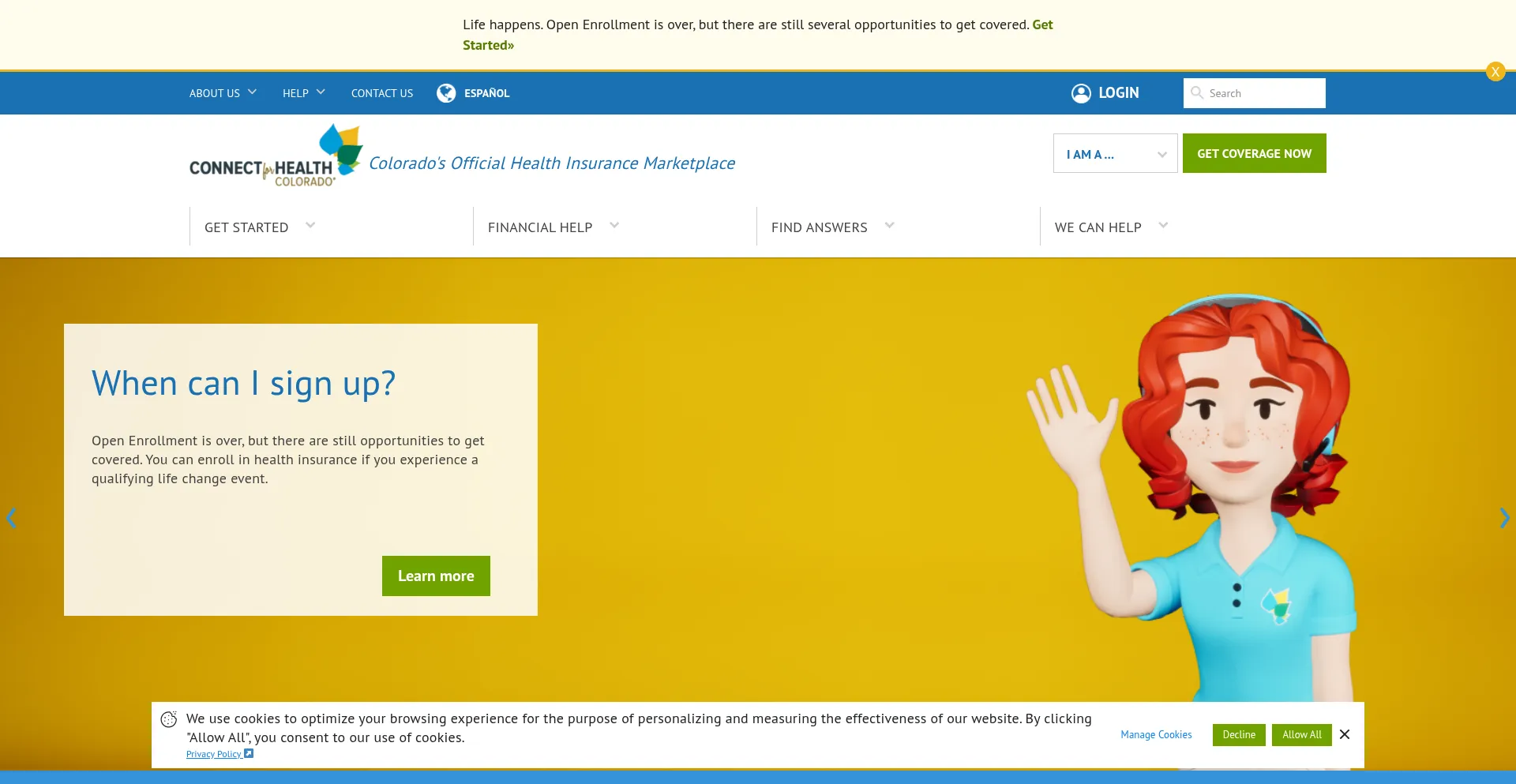 Website screenshot of C4hco.com