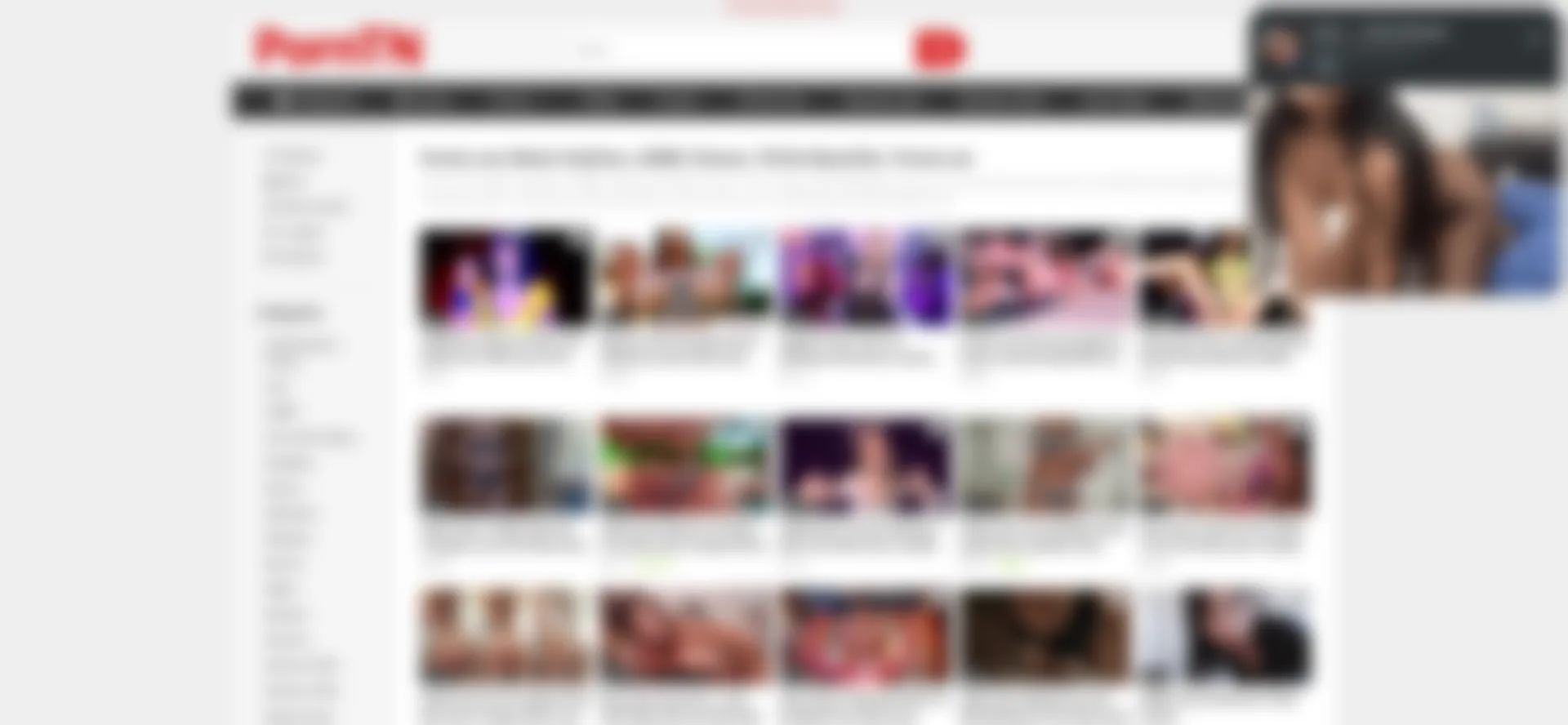 Website screenshot of Ca.porntn.net