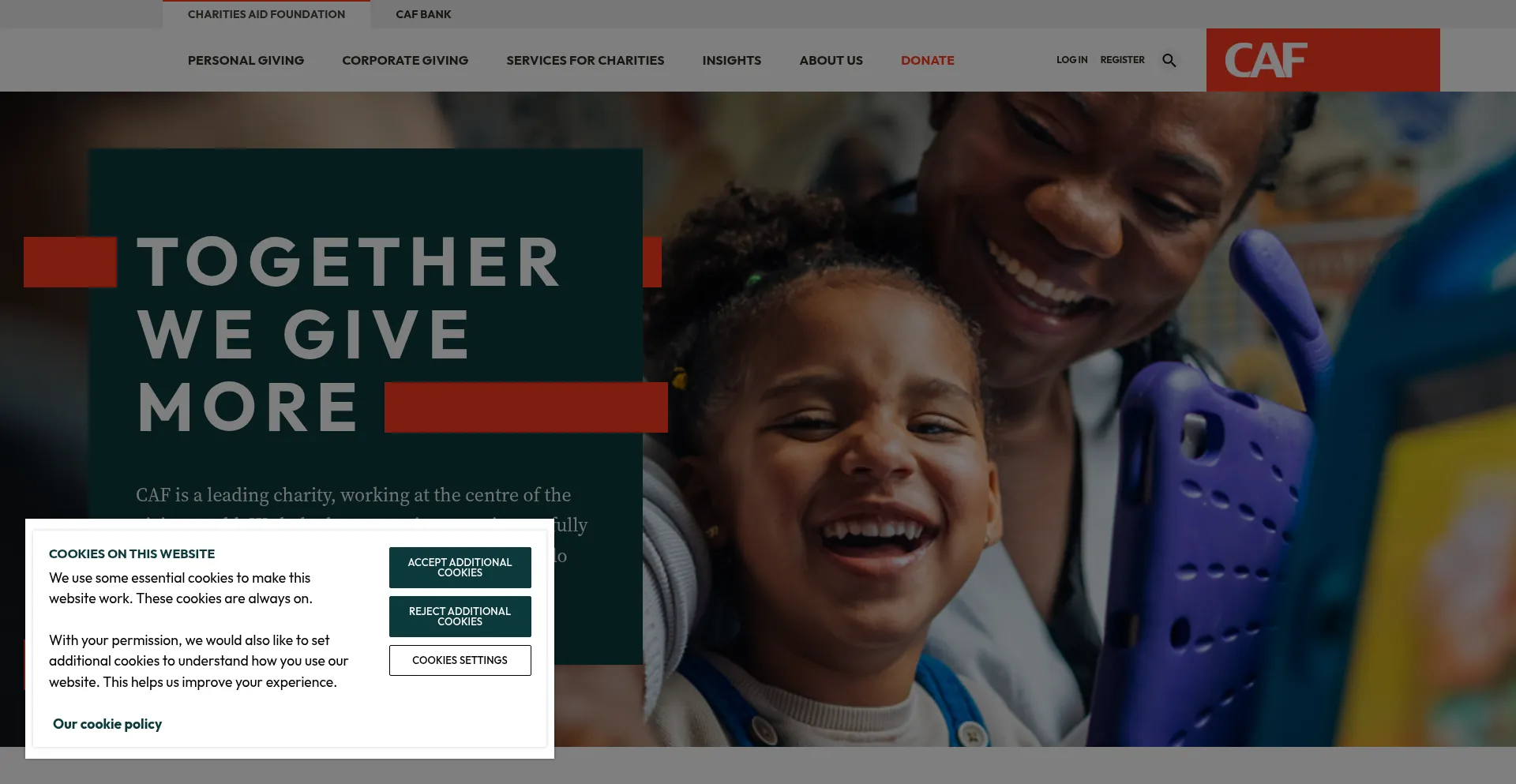 Cafonline.org Screenshot