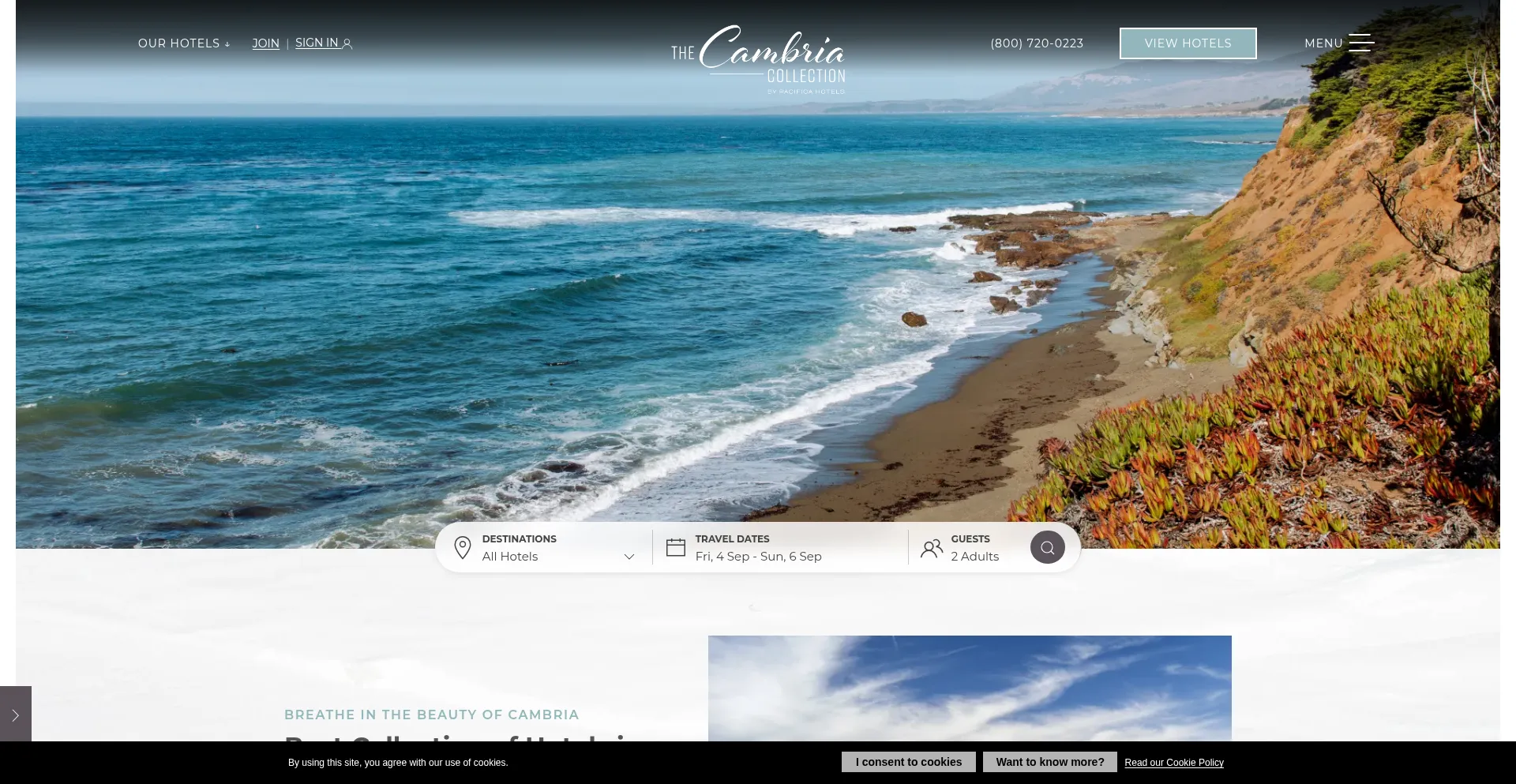 Cambriahotelcollection.com