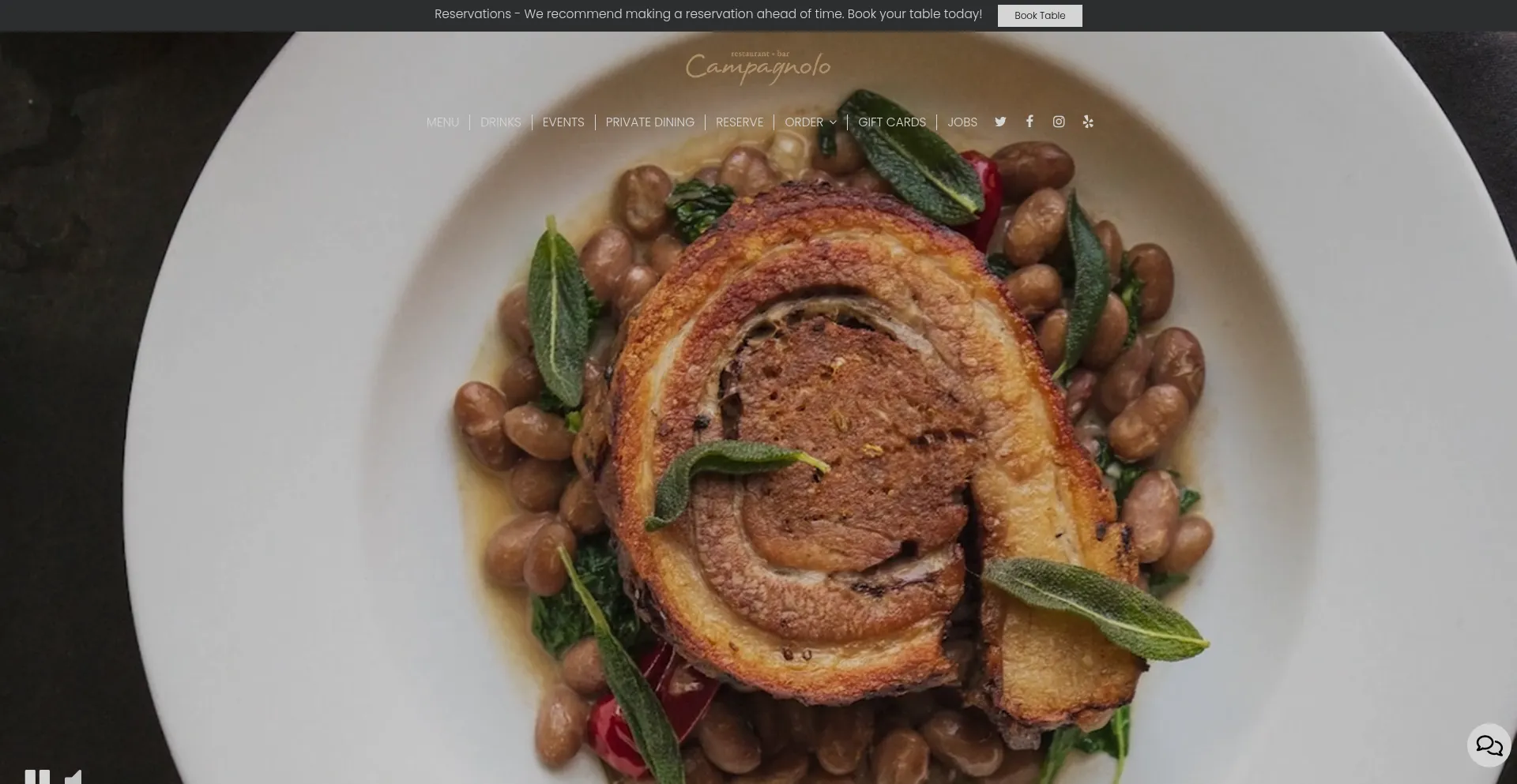 Website screenshot of Campagnoloatl.com