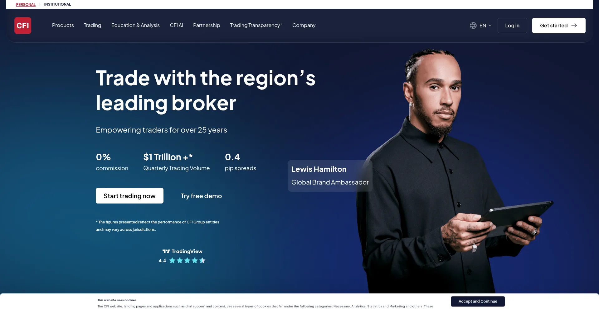 Website screenshot of Campaigns.cfifinancial.com